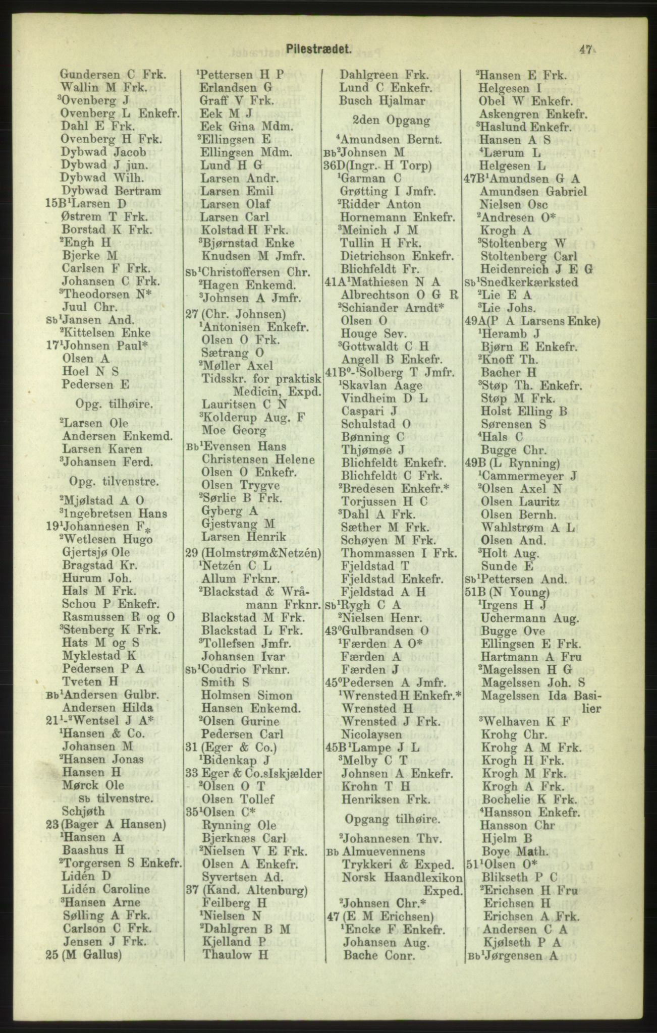 Kristiania/Oslo adressebok, PUBL/-, 1886, p. 475