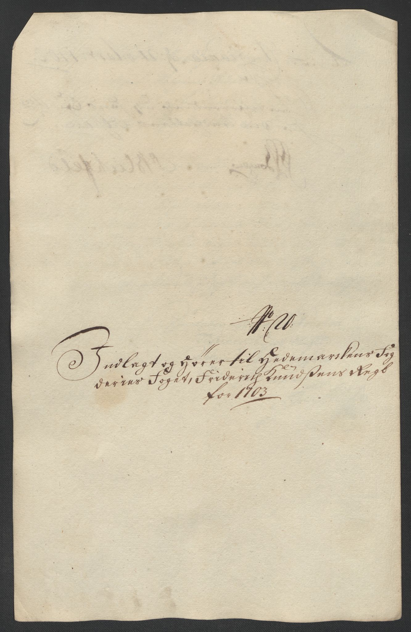 Rentekammeret inntil 1814, Reviderte regnskaper, Fogderegnskap, AV/RA-EA-4092/R16/L1041: Fogderegnskap Hedmark, 1703-1704, p. 189