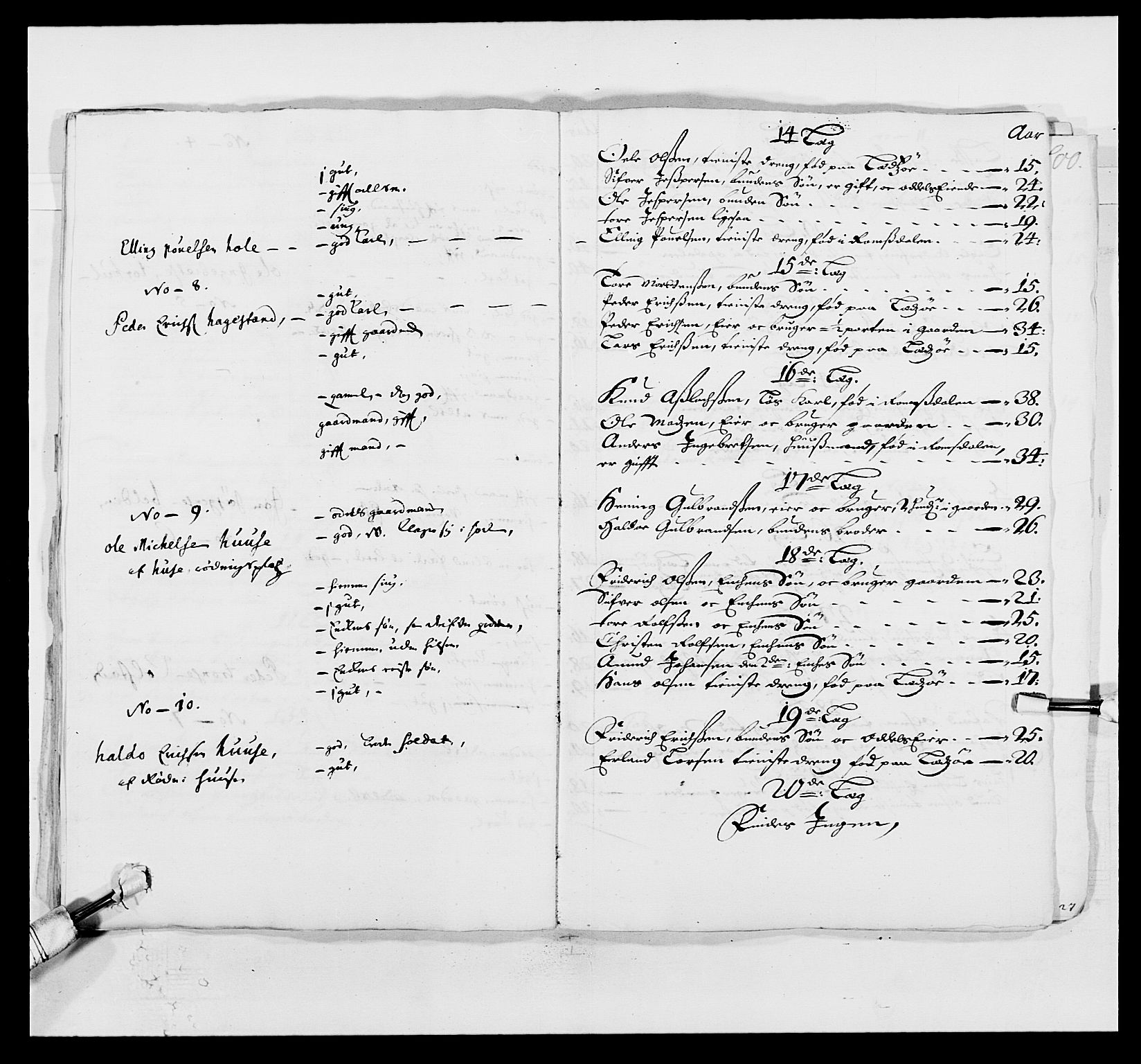 Kommanderende general (KG I) med Det norske krigsdirektorium, AV/RA-EA-5419/E/Ea/L0501: Opplandske regiment, 1699-1700, p. 119