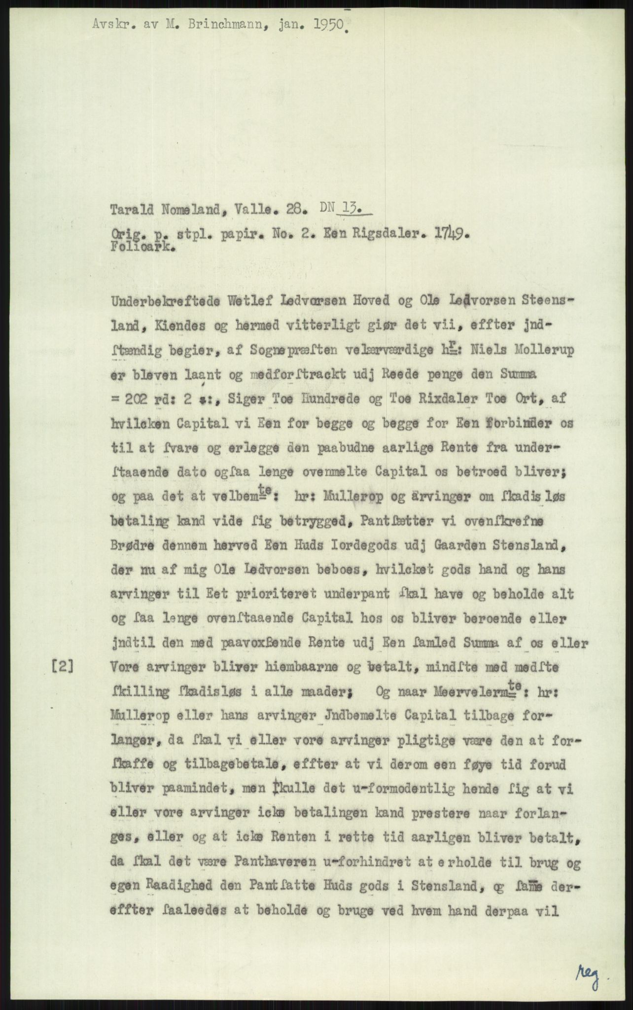 Samlinger til kildeutgivelse, Diplomavskriftsamlingen, AV/RA-EA-4053/H/Ha, p. 3610