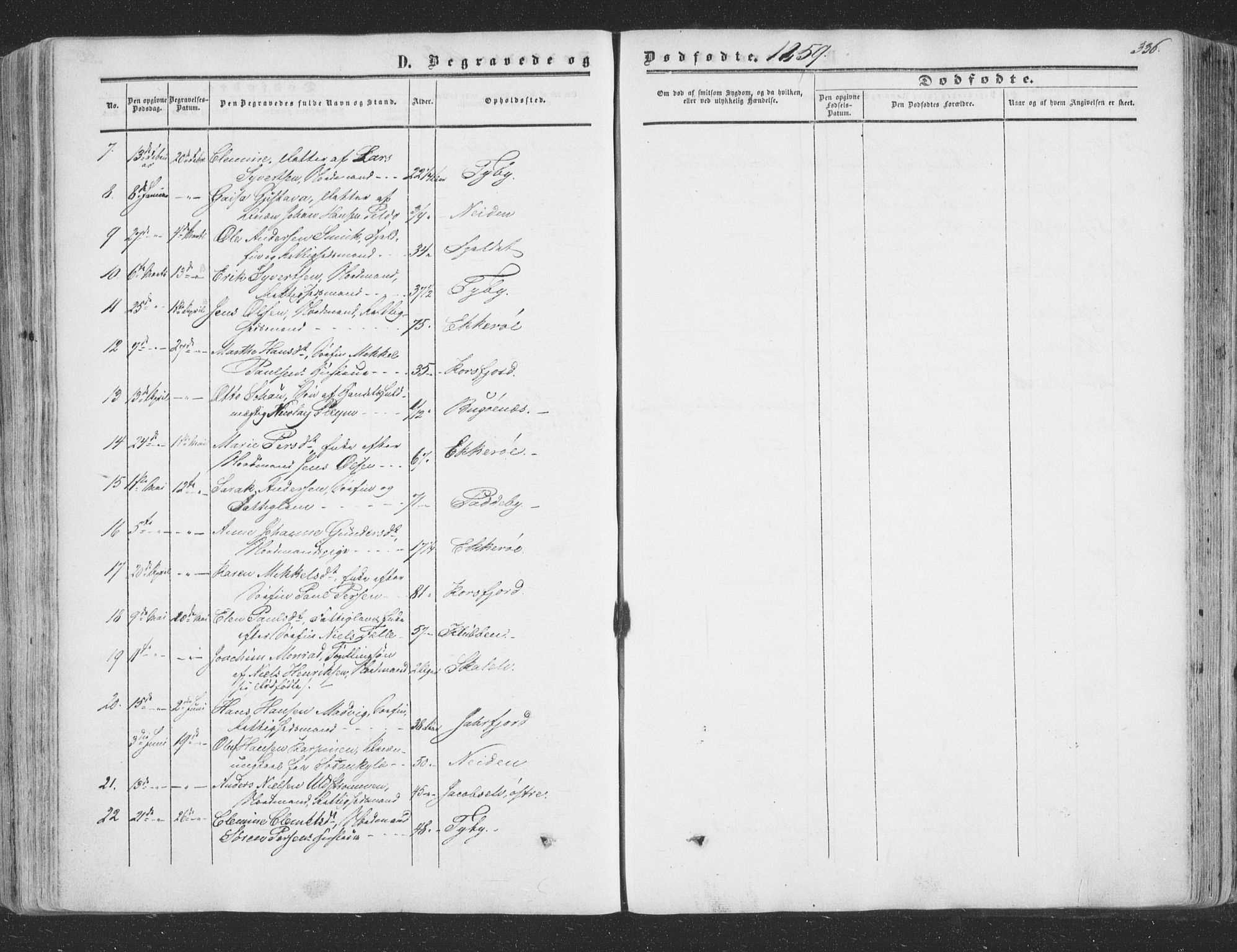 Vadsø sokneprestkontor, AV/SATØ-S-1325/H/Ha/L0004kirke: Parish register (official) no. 4, 1854-1880, p. 336