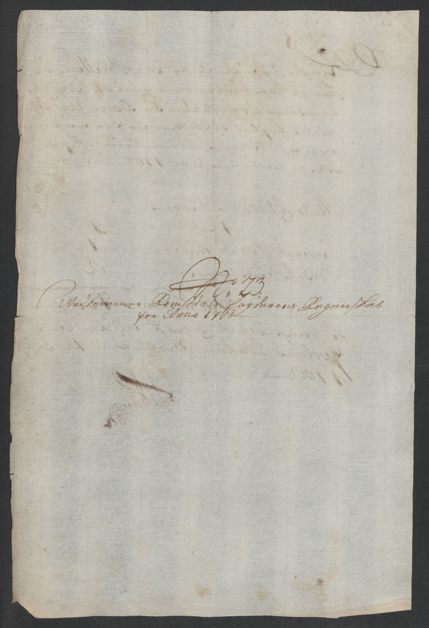 Rentekammeret inntil 1814, Reviderte regnskaper, Fogderegnskap, RA/EA-4092/R55/L3658: Fogderegnskap Romsdal, 1707-1708, p. 323