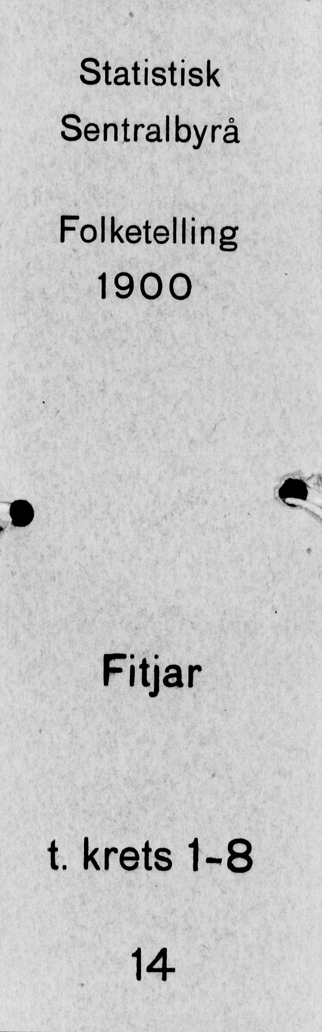 SAB, 1900 census for Fitjar, 1900, p. 18