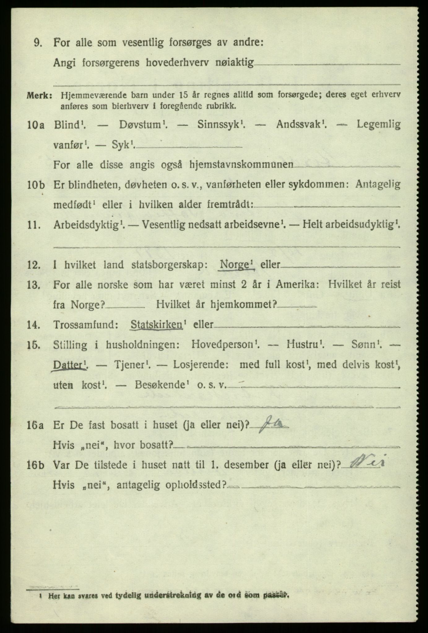 SAB, 1920 census for Herdla, 1920, p. 3824