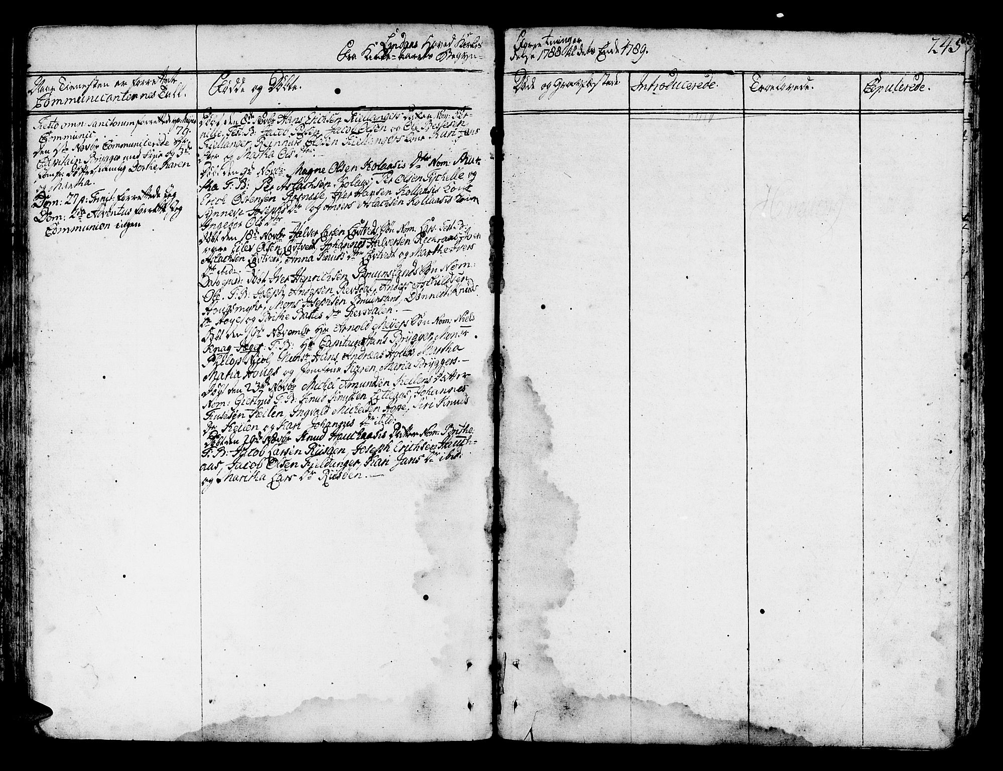 Lindås Sokneprestembete, AV/SAB-A-76701/H/Haa/Haaa/L0004: Parish register (official) no. A 4, 1764-1791, p. 245