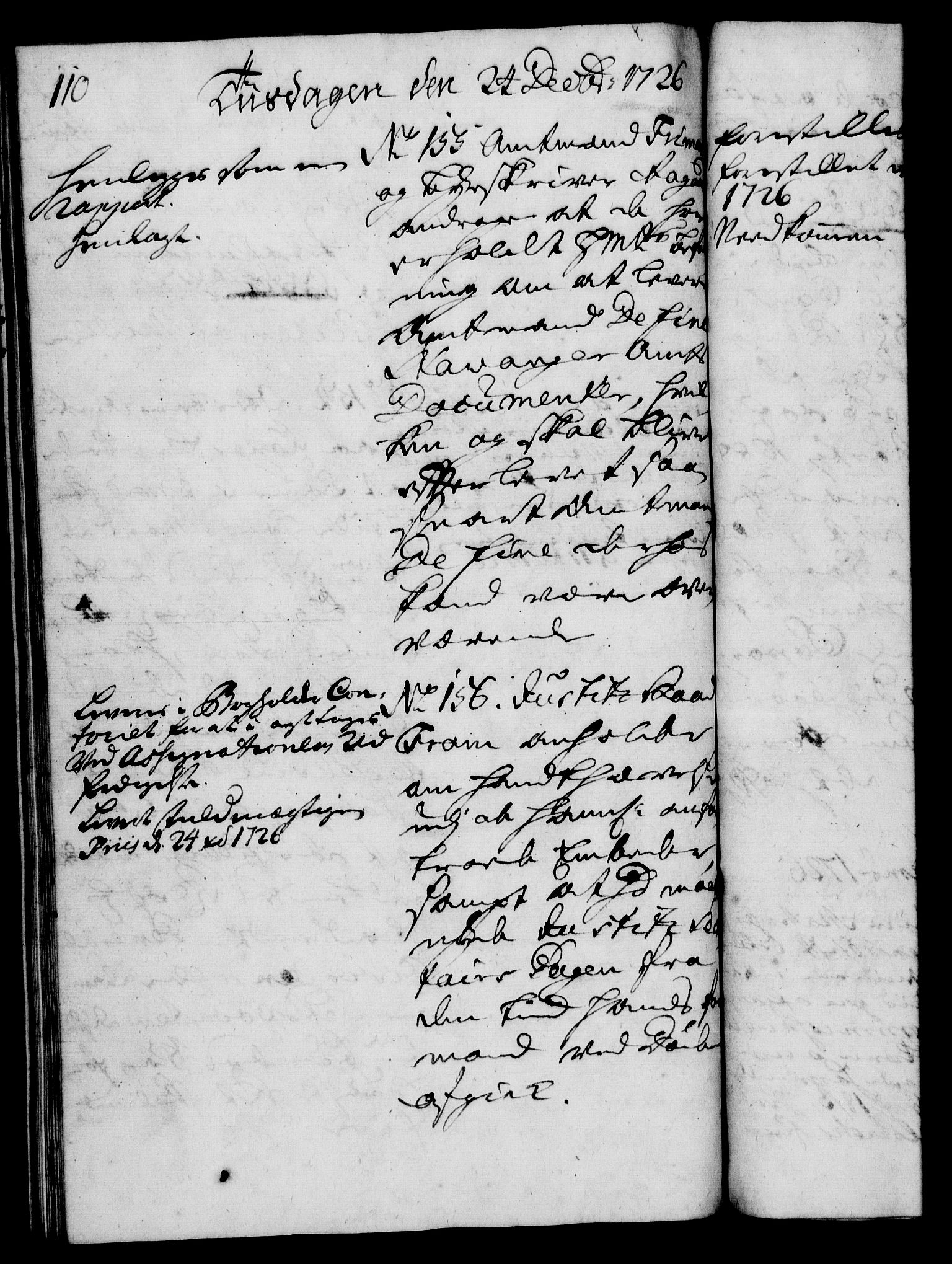 Rentekammeret, Kammerkanselliet, RA/EA-3111/G/Gh/Gha/L0009: Norsk ekstraktmemorialprotokoll (merket RK 53.54), 1726-1728, p. 110
