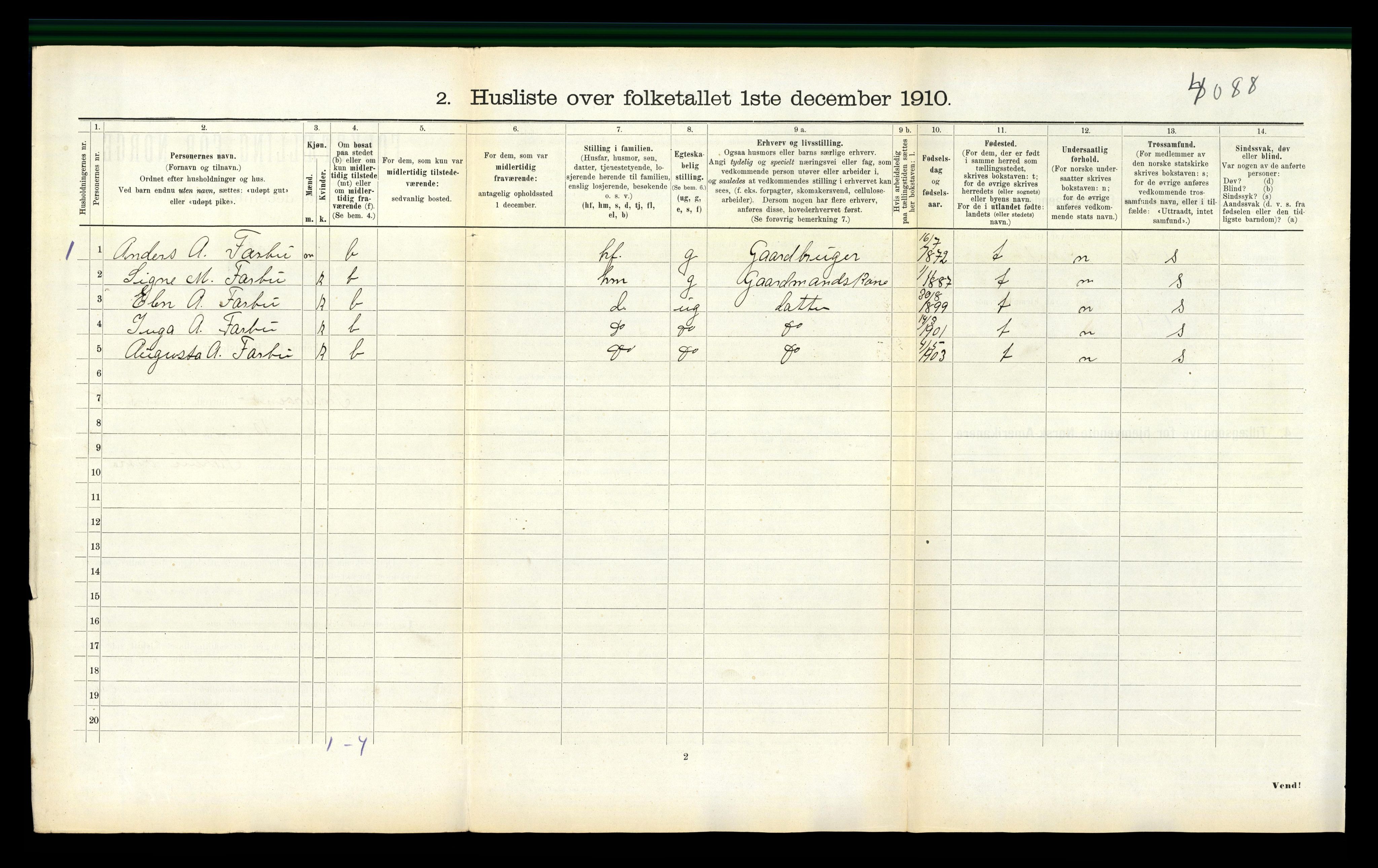 RA, 1910 census for Inderøy, 1910, p. 812