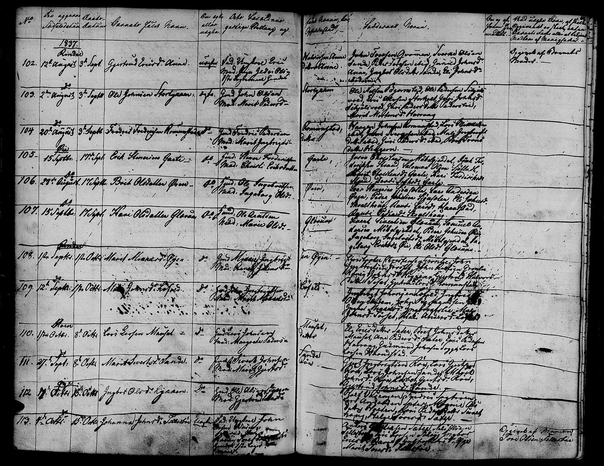 Ministerialprotokoller, klokkerbøker og fødselsregistre - Møre og Romsdal, AV/SAT-A-1454/595/L1042: Parish register (official) no. 595A04, 1829-1843, p. 68