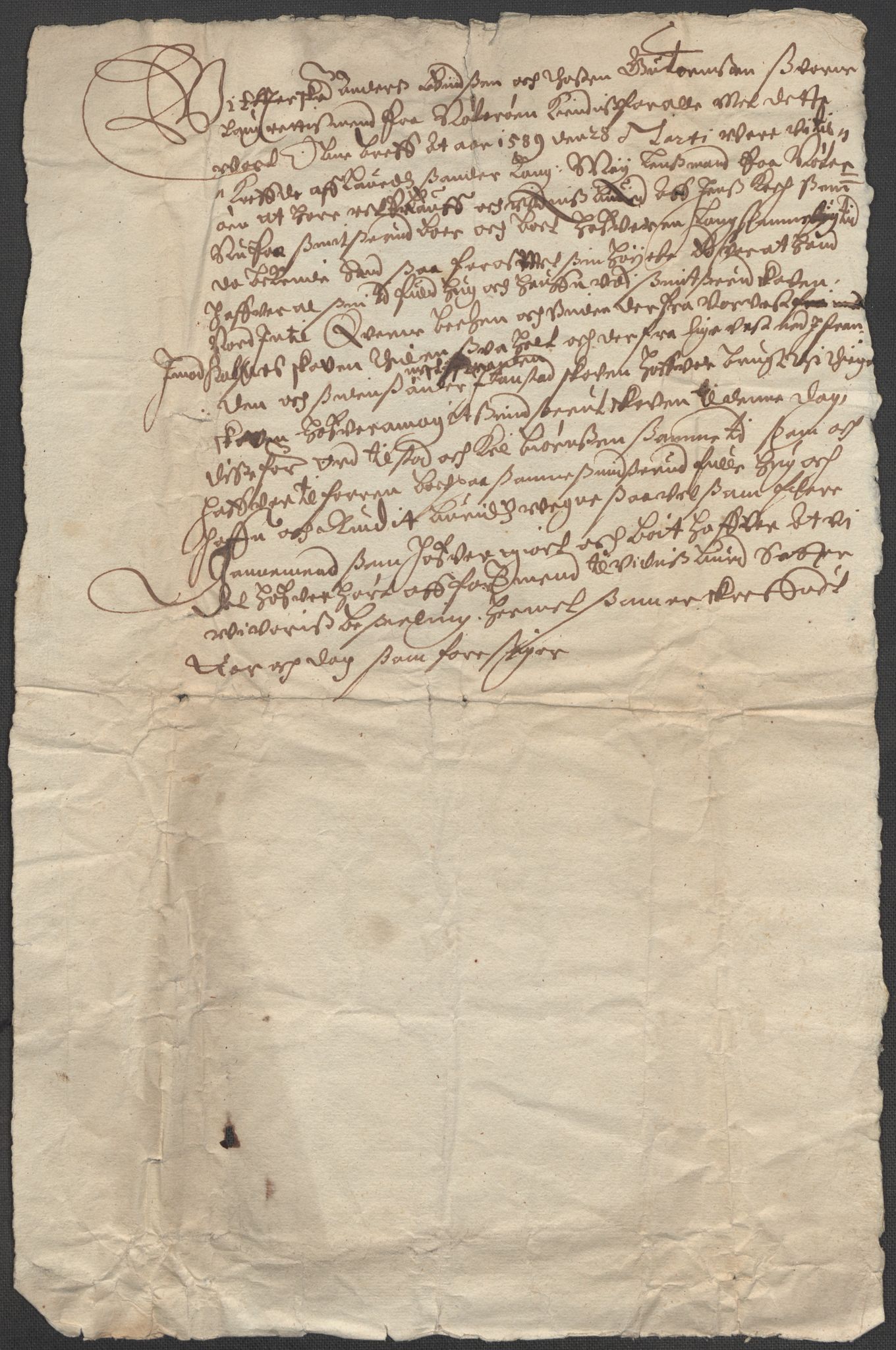 Riksarkivets diplomsamling, AV/RA-EA-5965/F15/L0022: Prestearkiv - Vestfold, 1573-1670, p. 101