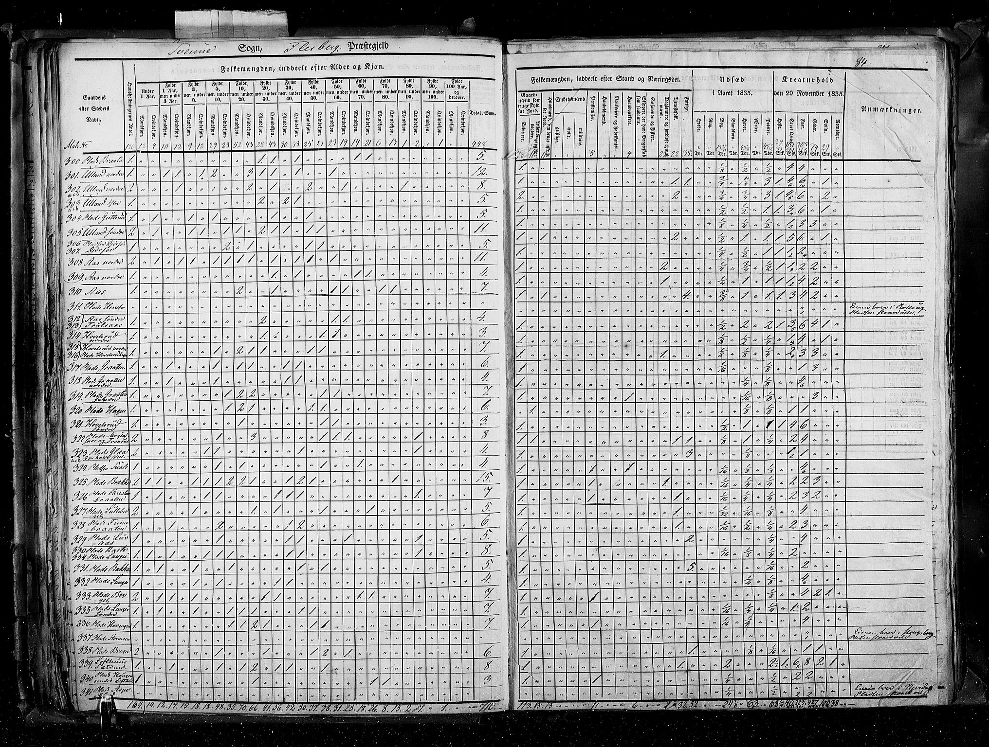 RA, Census 1835, vol. 4: Buskerud amt og Jarlsberg og Larvik amt, 1835, p. 84