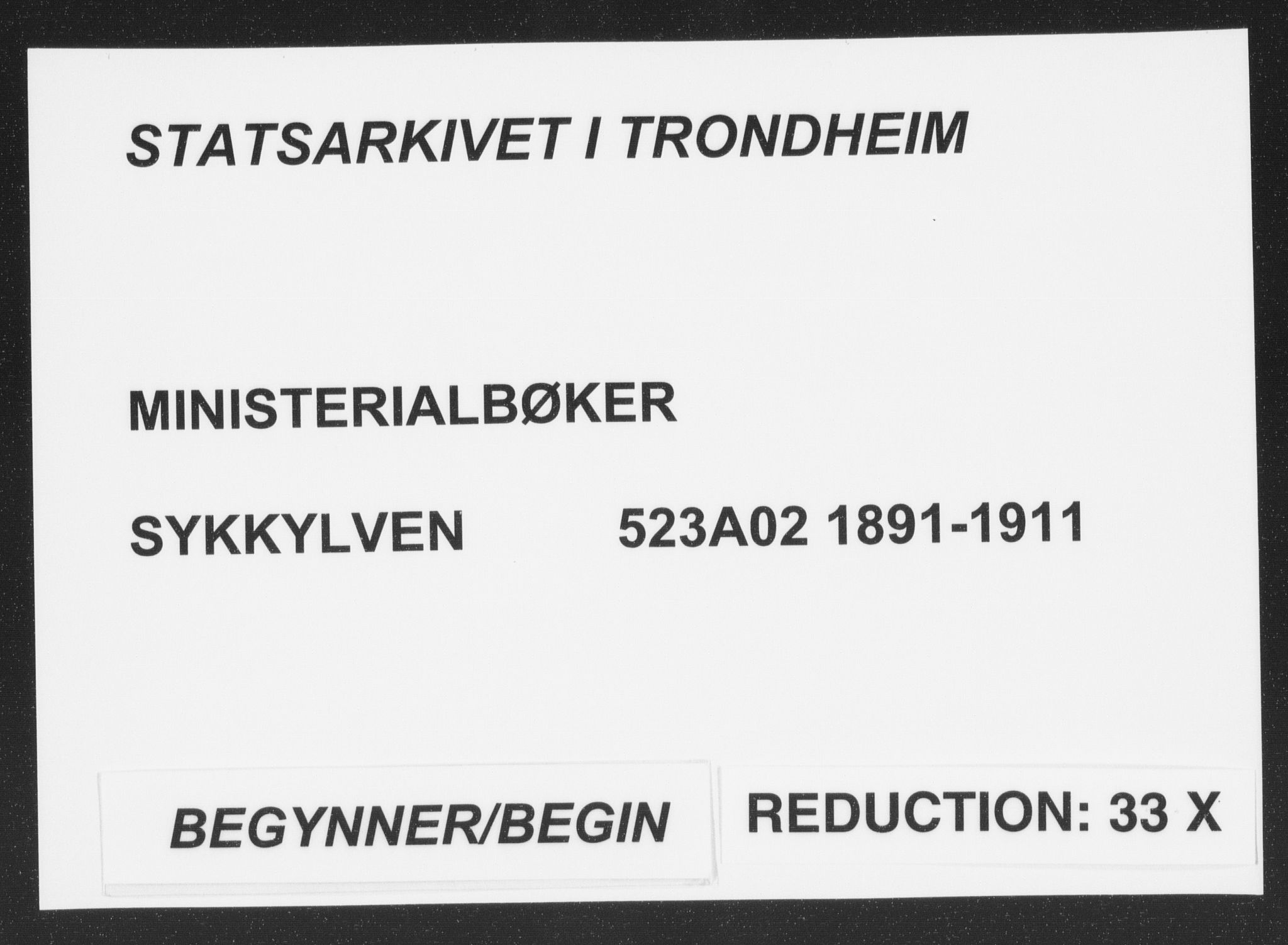 Ministerialprotokoller, klokkerbøker og fødselsregistre - Møre og Romsdal, SAT/A-1454/523/L0335: Parish register (official) no. 523A02, 1891-1911