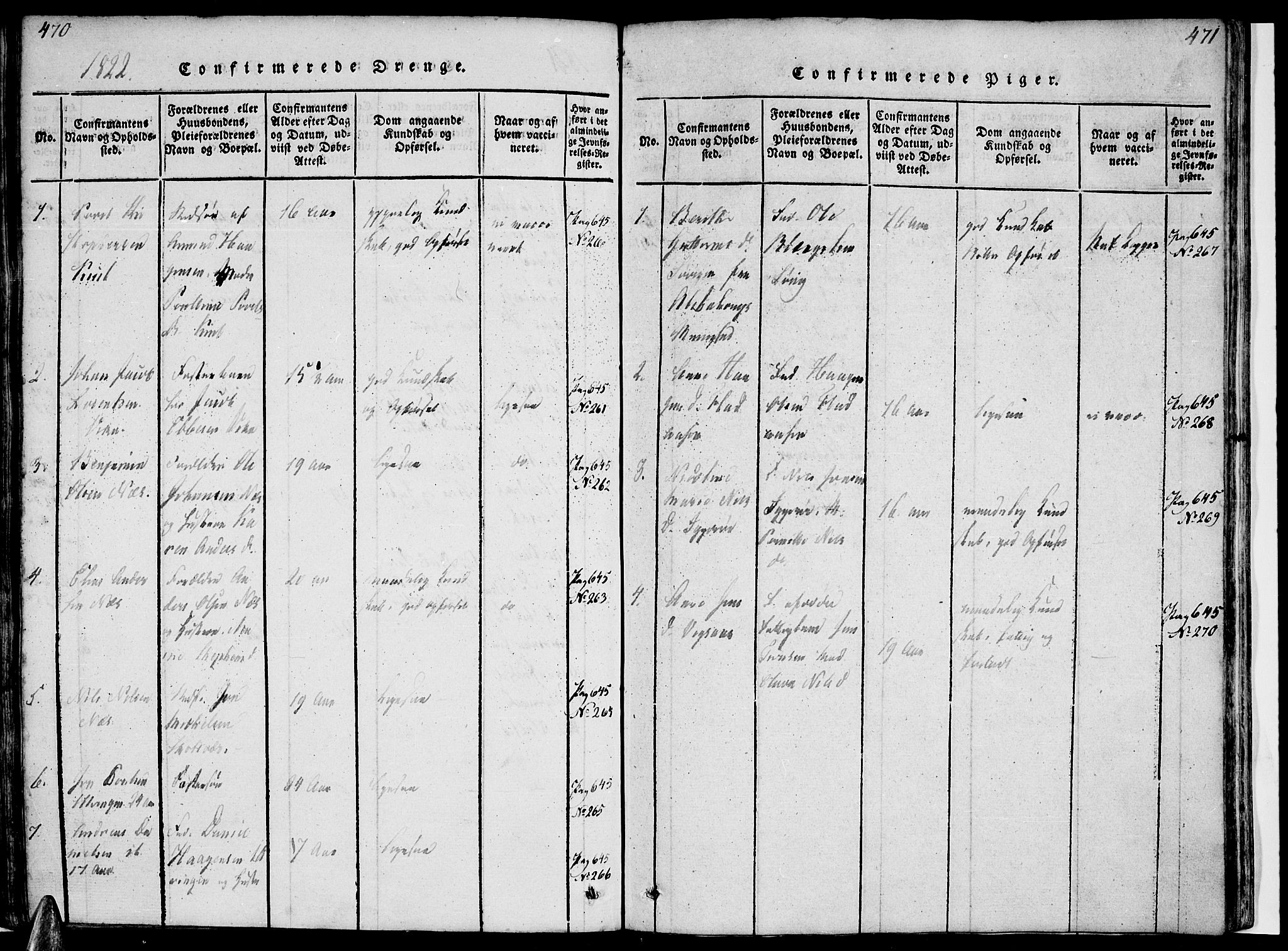 Ministerialprotokoller, klokkerbøker og fødselsregistre - Nordland, AV/SAT-A-1459/816/L0239: Parish register (official) no. 816A05, 1820-1845, p. 470-471