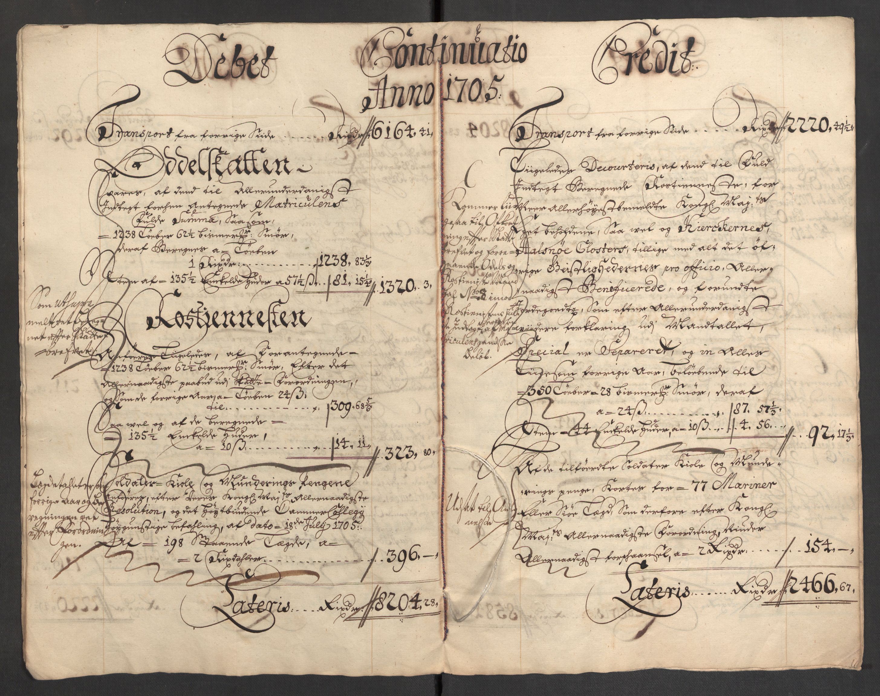 Rentekammeret inntil 1814, Reviderte regnskaper, Fogderegnskap, AV/RA-EA-4092/R46/L2733: Fogderegnskap Jæren og Dalane, 1705-1708, p. 8