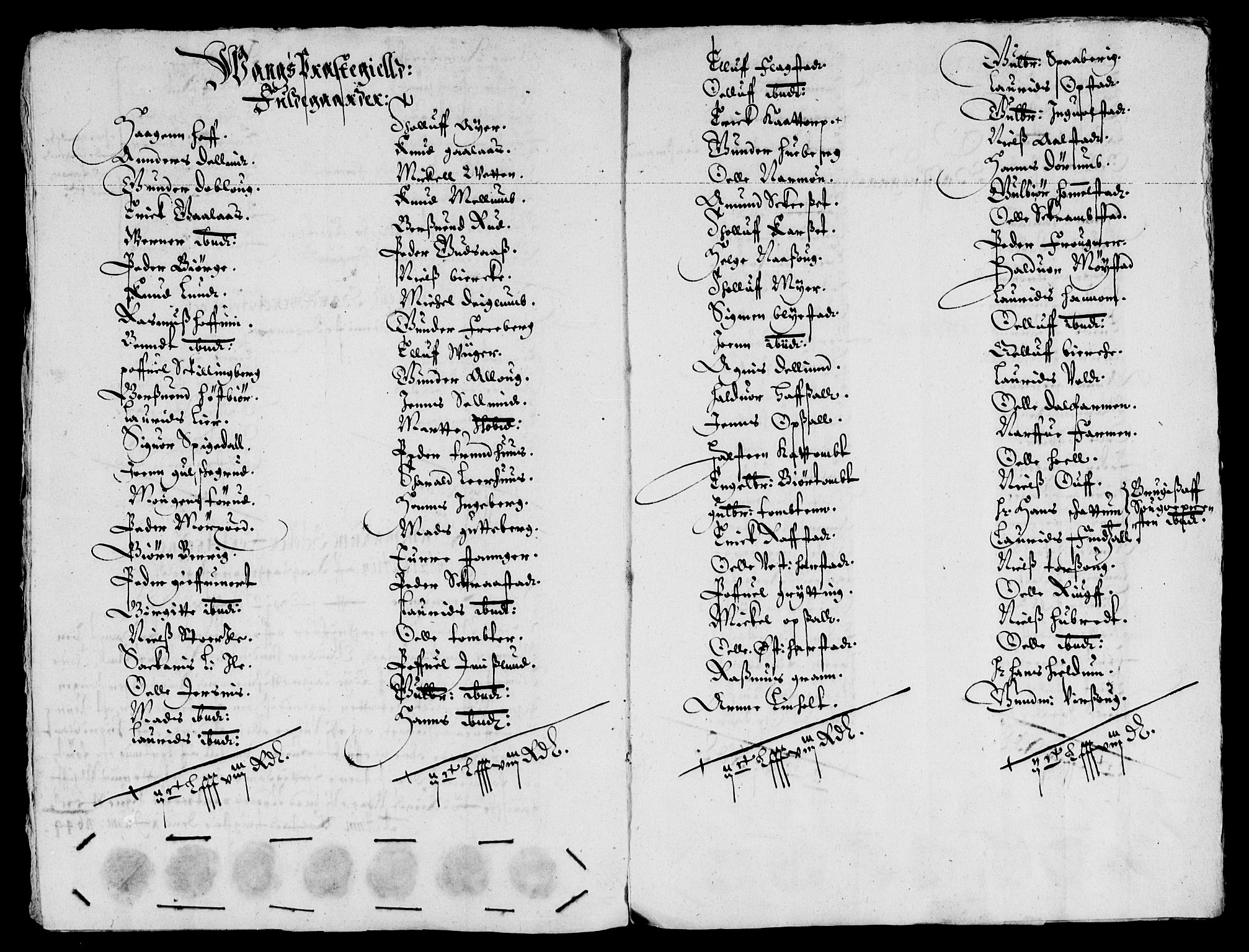 Rentekammeret inntil 1814, Reviderte regnskaper, Lensregnskaper, AV/RA-EA-5023/R/Rb/Rba/L0182: Akershus len, 1643-1645