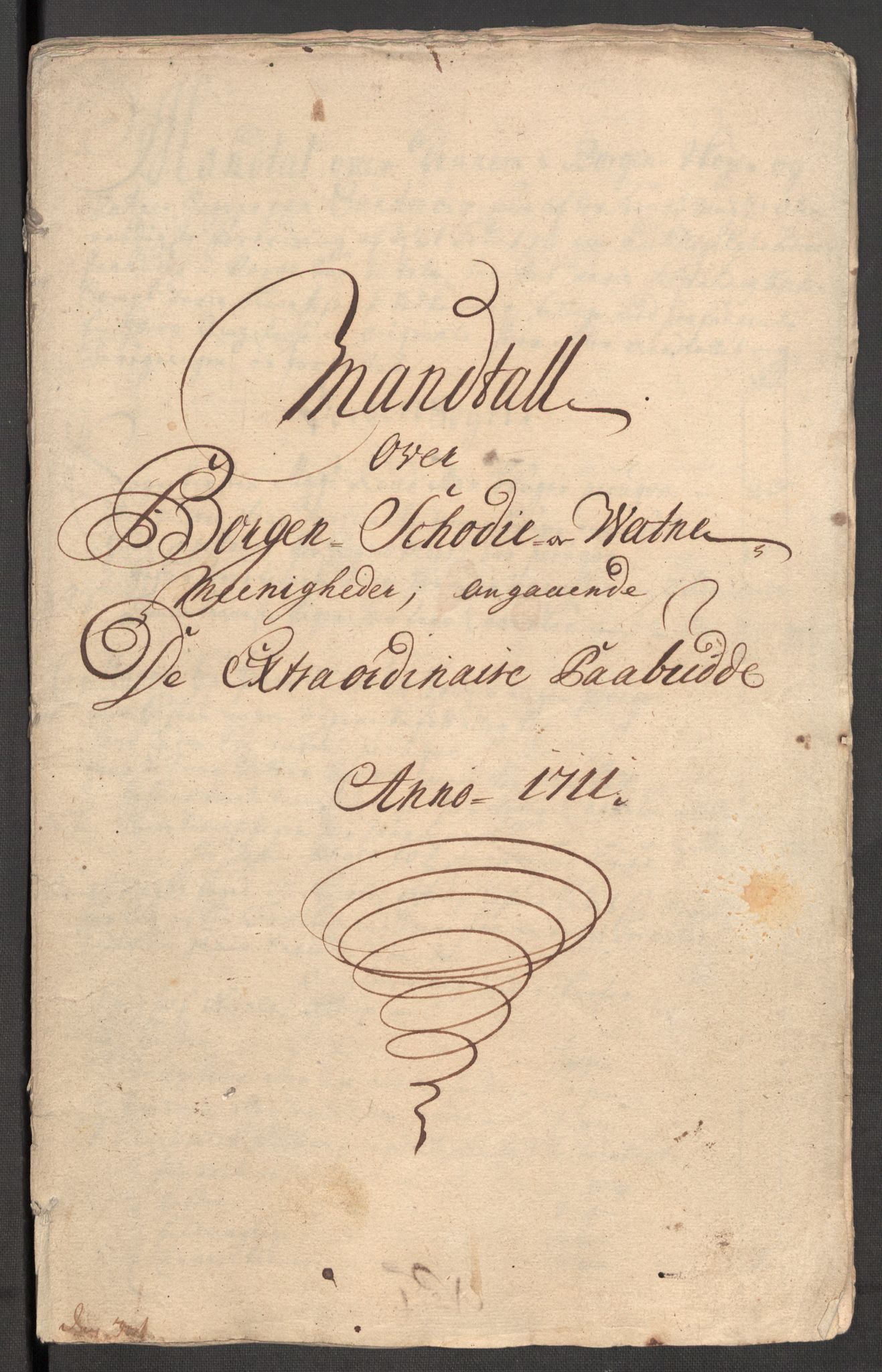 Rentekammeret inntil 1814, Reviderte regnskaper, Fogderegnskap, AV/RA-EA-4092/R54/L3564: Fogderegnskap Sunnmøre, 1711, p. 236