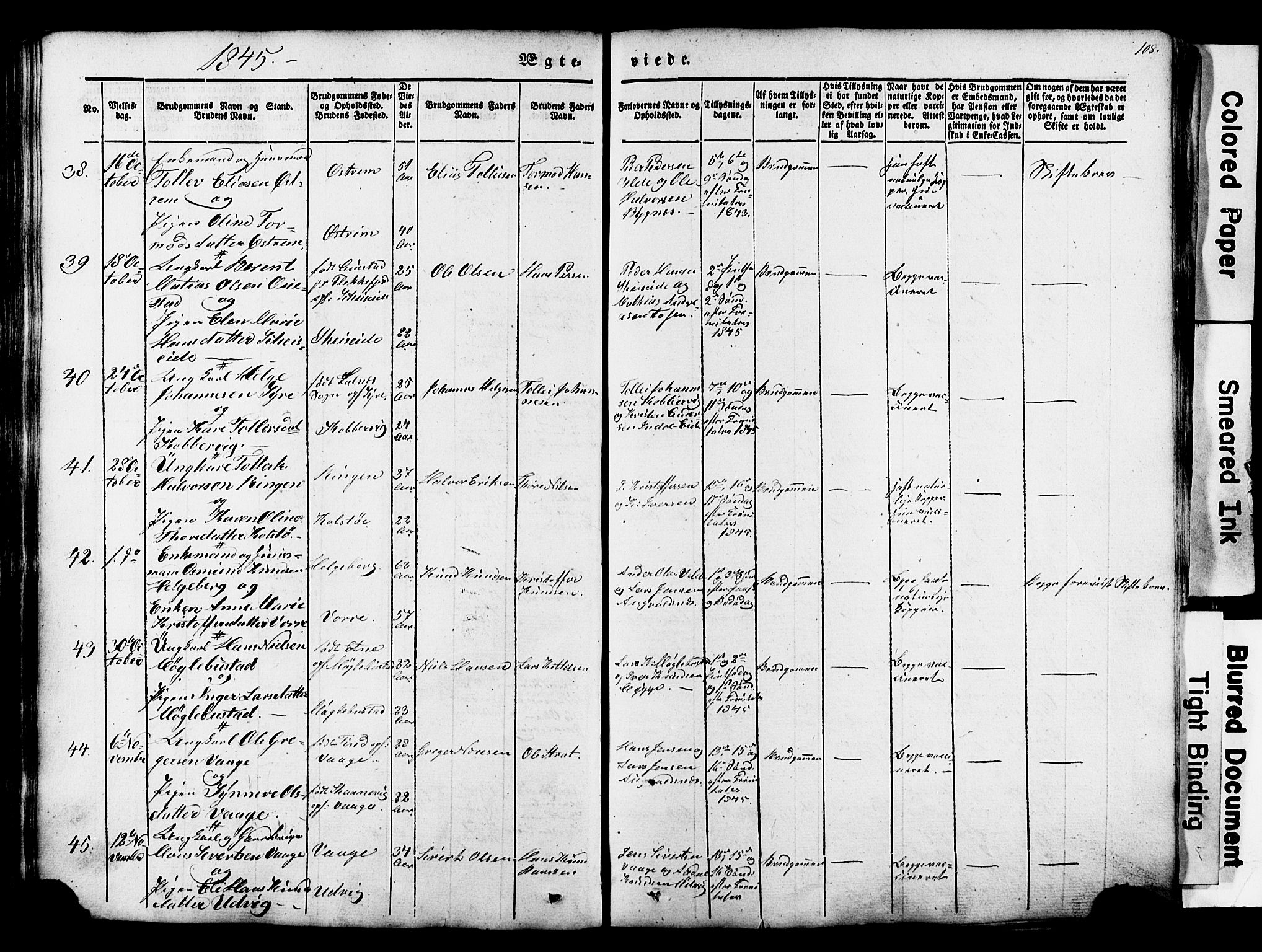 Avaldsnes sokneprestkontor, SAST/A -101851/H/Ha/Haa/L0007: Parish register (official) no. A 7, 1841-1853, p. 108