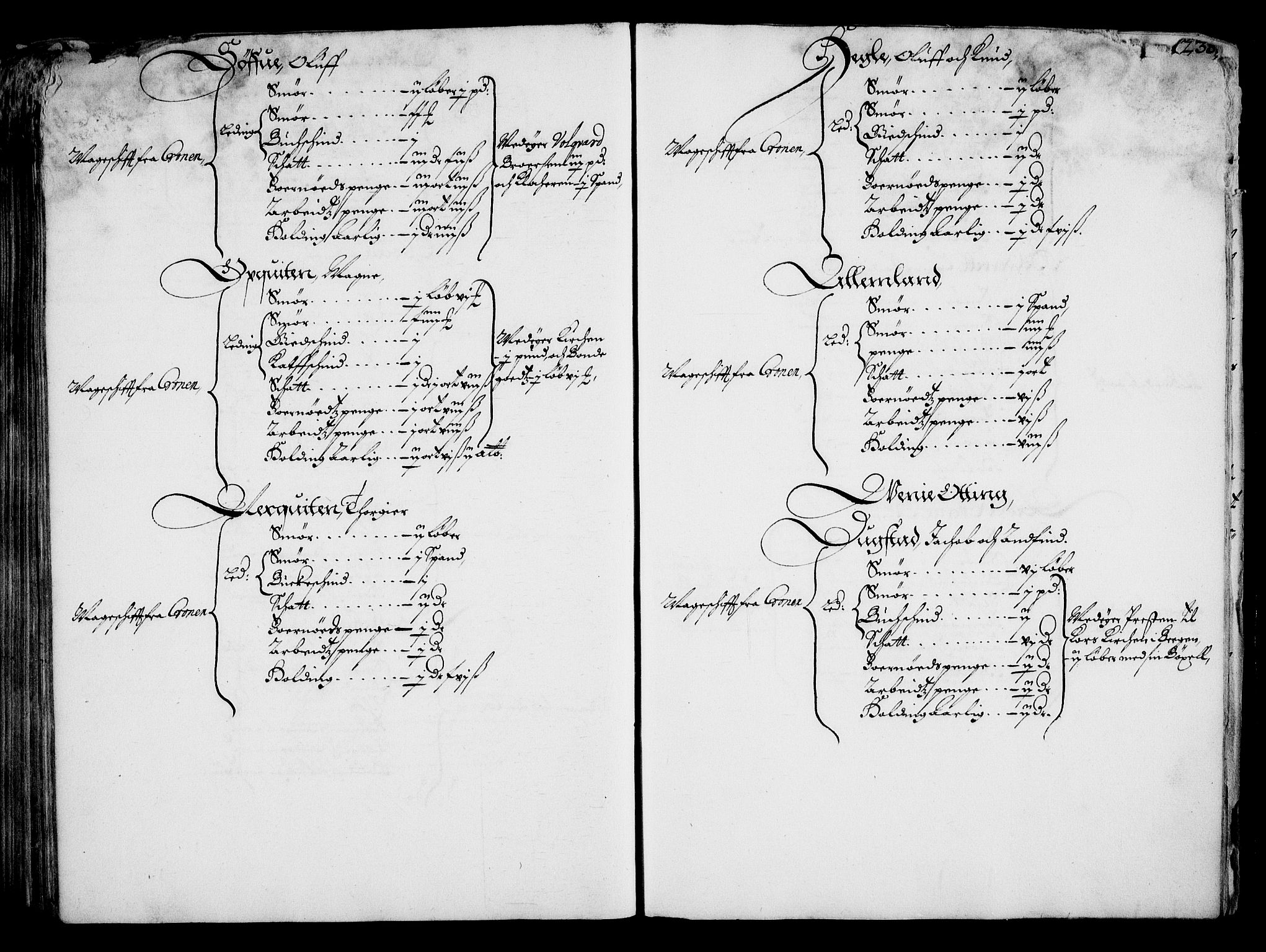 Rentekammeret inntil 1814, Realistisk ordnet avdeling, AV/RA-EA-4070/On/L0001/0001: Statens gods / [Jj 1]: Jordebok over Hannibal Sehesteds gods, 1651, p. 223