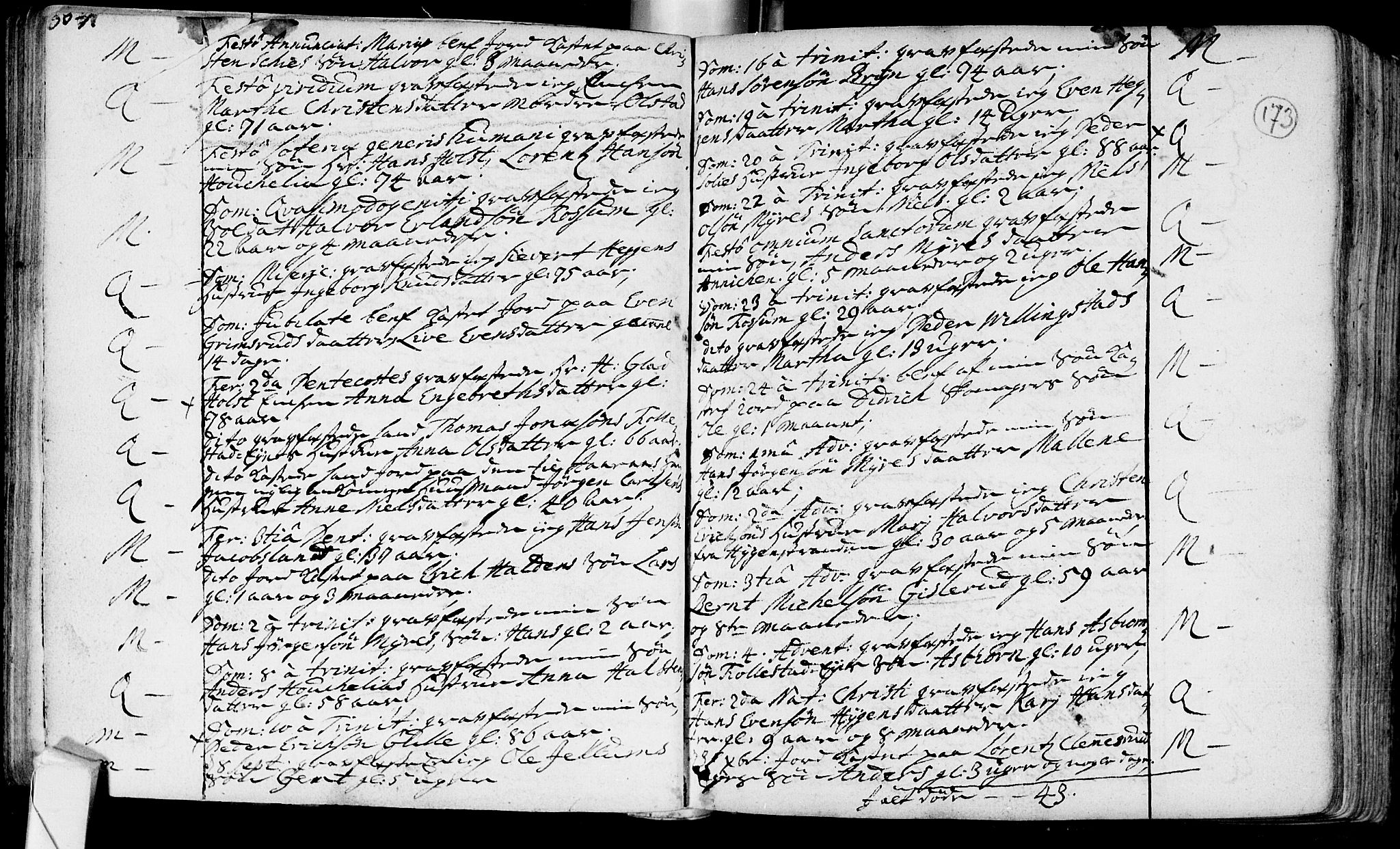 Røyken kirkebøker, AV/SAKO-A-241/F/Fa/L0002: Parish register (official) no. 2, 1731-1782, p. 173