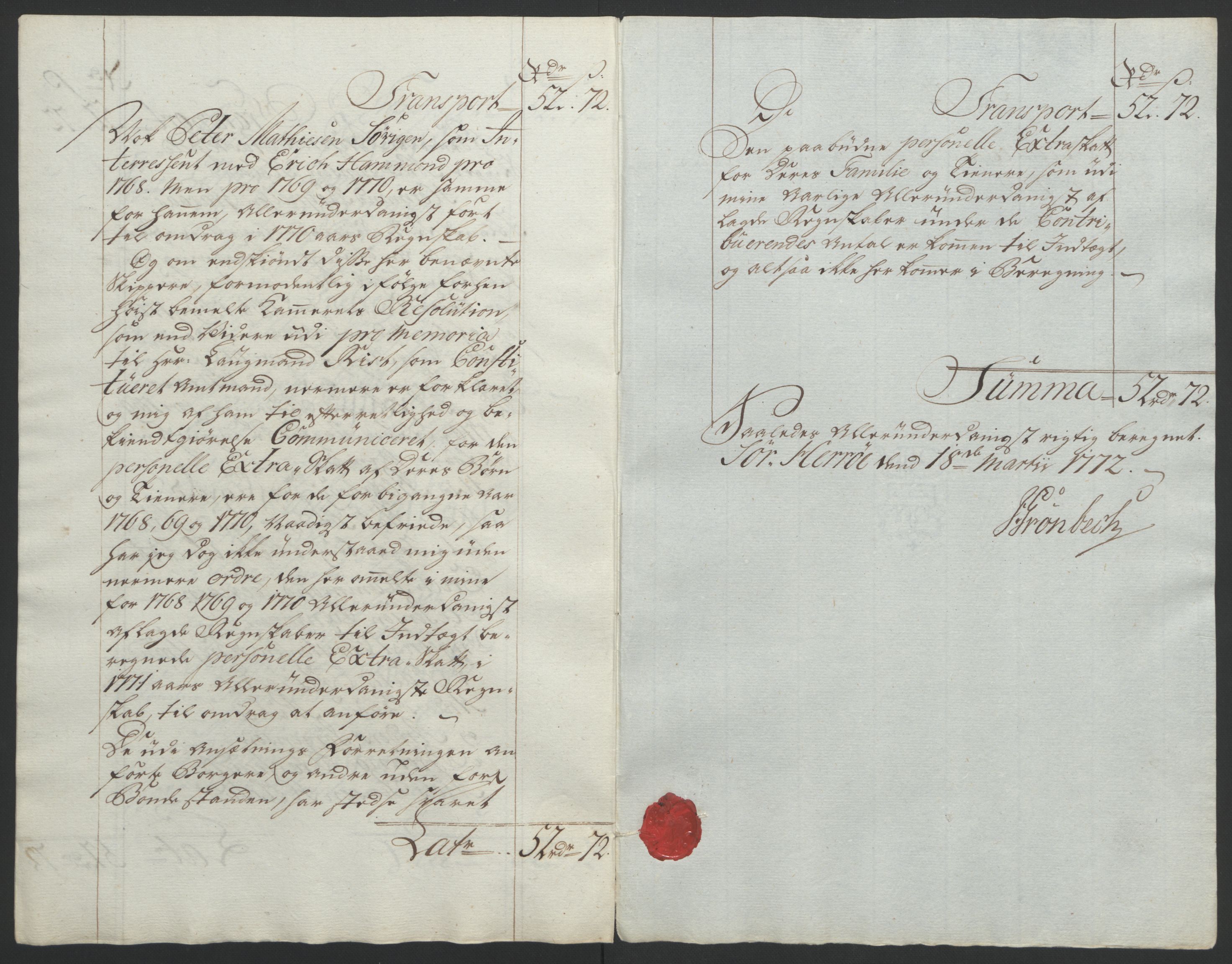 Rentekammeret inntil 1814, Reviderte regnskaper, Fogderegnskap, AV/RA-EA-4092/R65/L4573: Ekstraskatten Helgeland, 1762-1772, p. 357