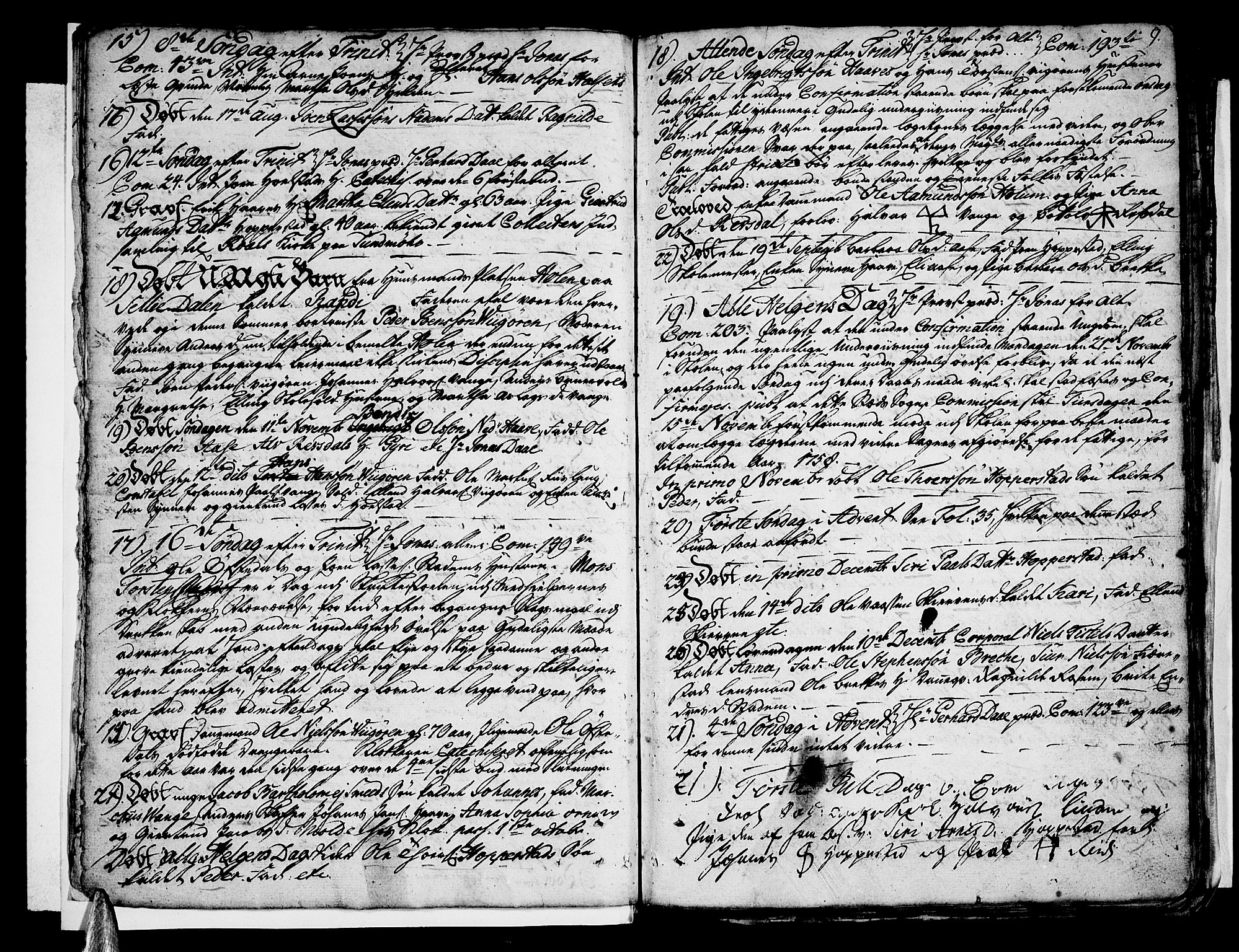 Vik sokneprestembete, AV/SAB-A-81501/H/Haa/Haaa/L0003: Parish register (official) no. A 3 / 1, 1755-1771, p. 9