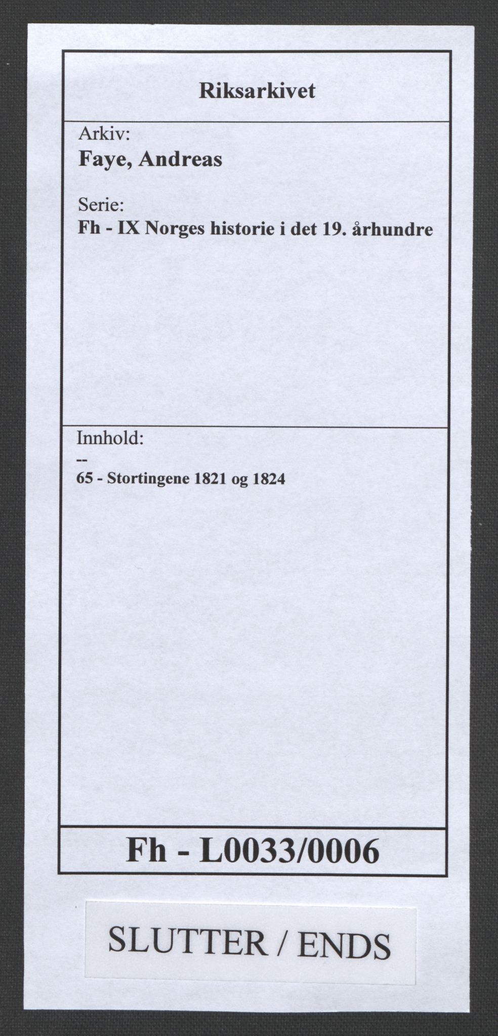 Faye, Andreas, AV/RA-PA-0015/F/Fh/L0033/0006: -- / Stortingene 1821 og 1824, p. 30