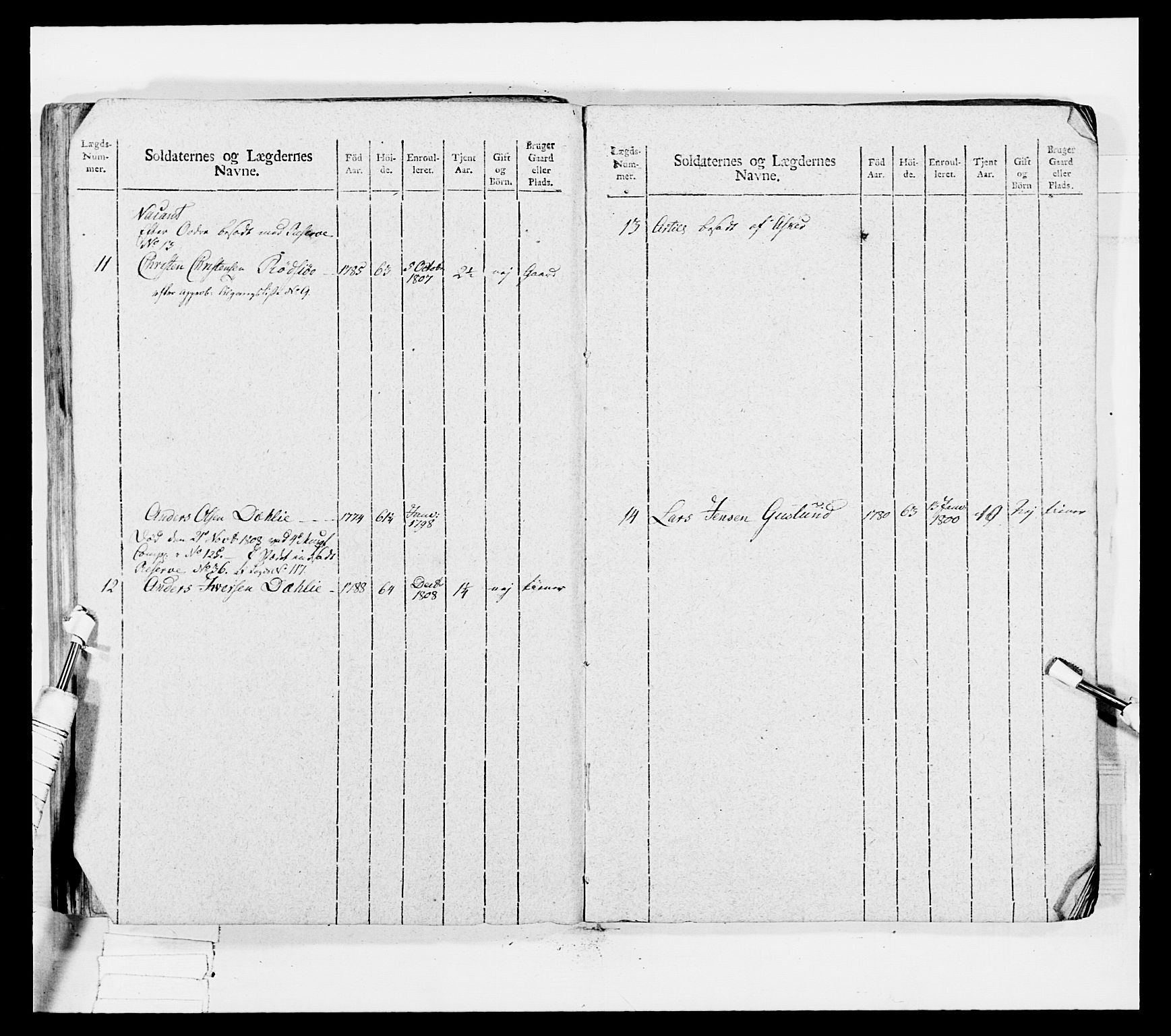 Generalitets- og kommissariatskollegiet, Det kongelige norske kommissariatskollegium, AV/RA-EA-5420/E/Eh/L0034: Nordafjelske gevorbne infanteriregiment, 1810, p. 292