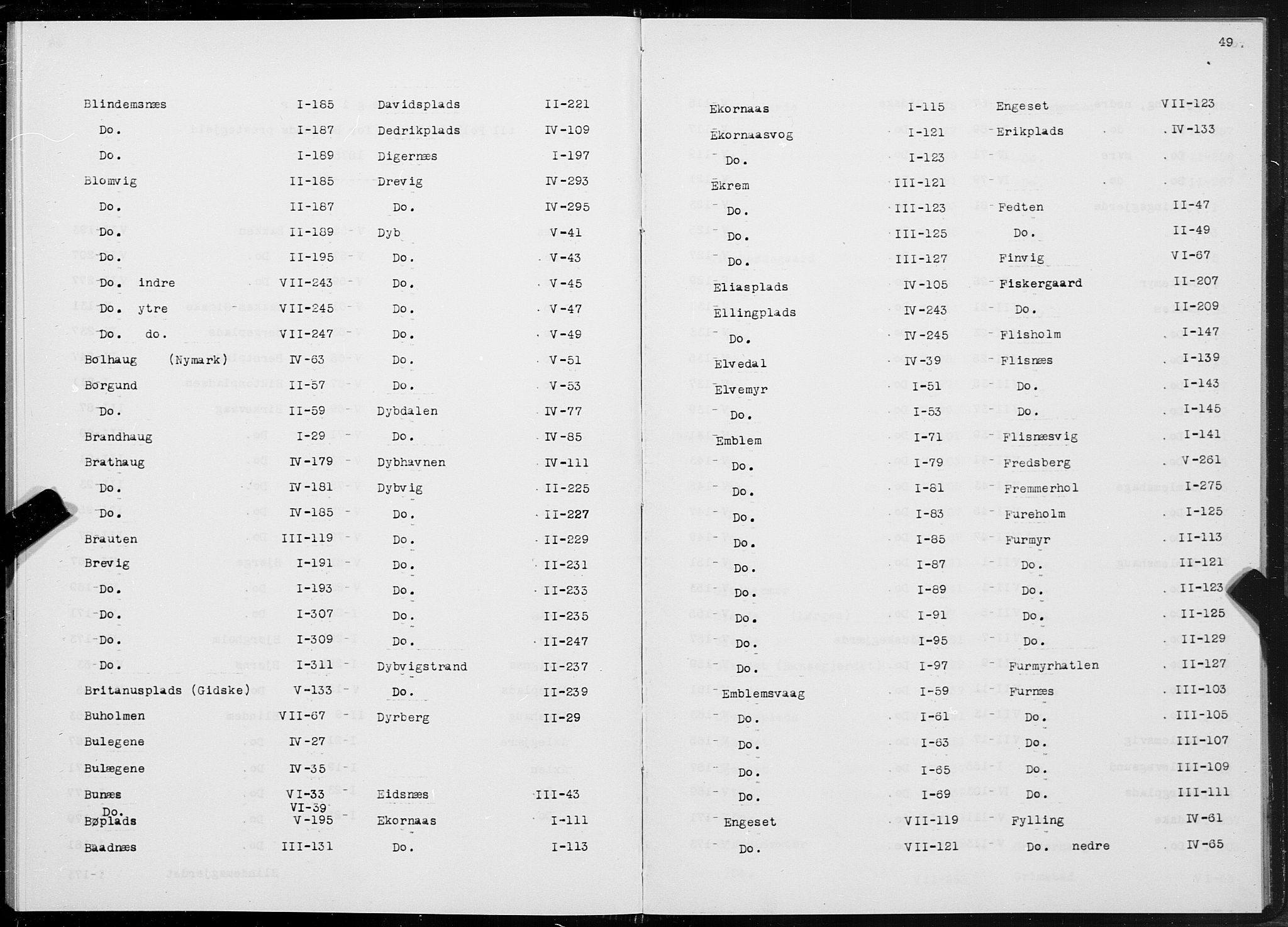 SAT, 1875 census for 1531P Borgund, 1875, p. 49