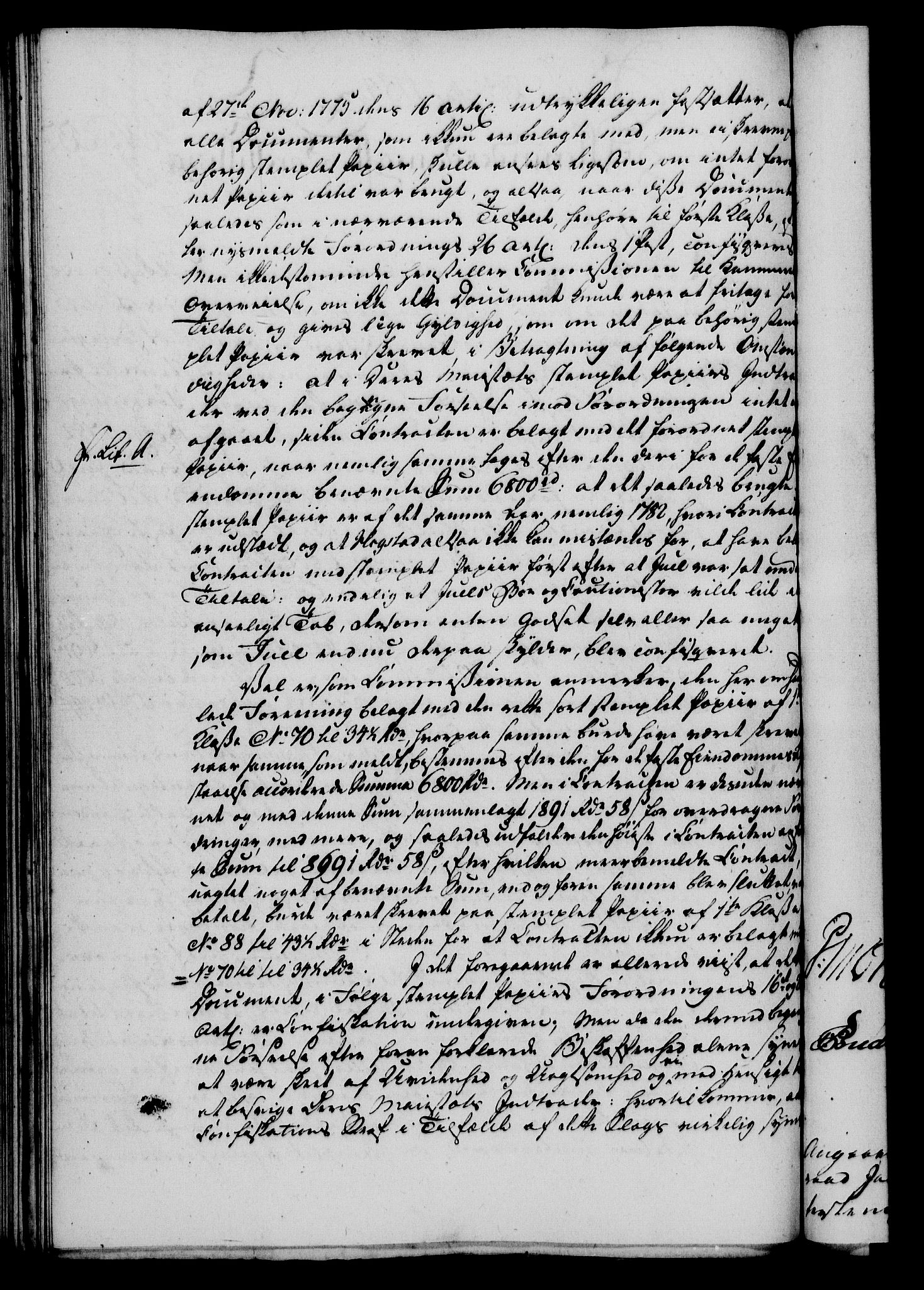 Rentekammeret, Kammerkanselliet, AV/RA-EA-3111/G/Gf/Gfa/L0066: Norsk relasjons- og resolusjonsprotokoll (merket RK 52.66), 1784, p. 422