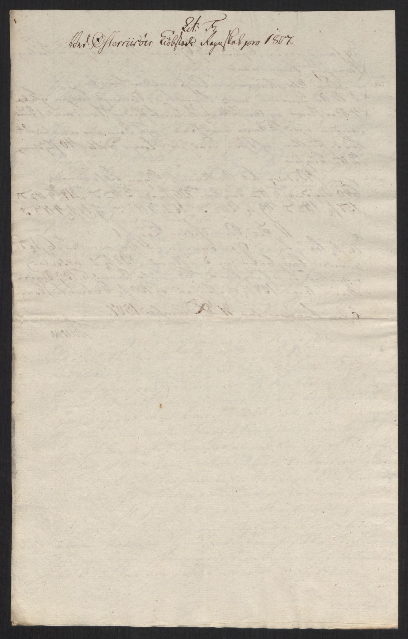 Danske Kanselli 1800-1814, AV/RA-EA-3024/K/Kk/Kka/Kkac/L0237: Kjøpstadregnskap Øster Risør, 1805-1810, p. 568