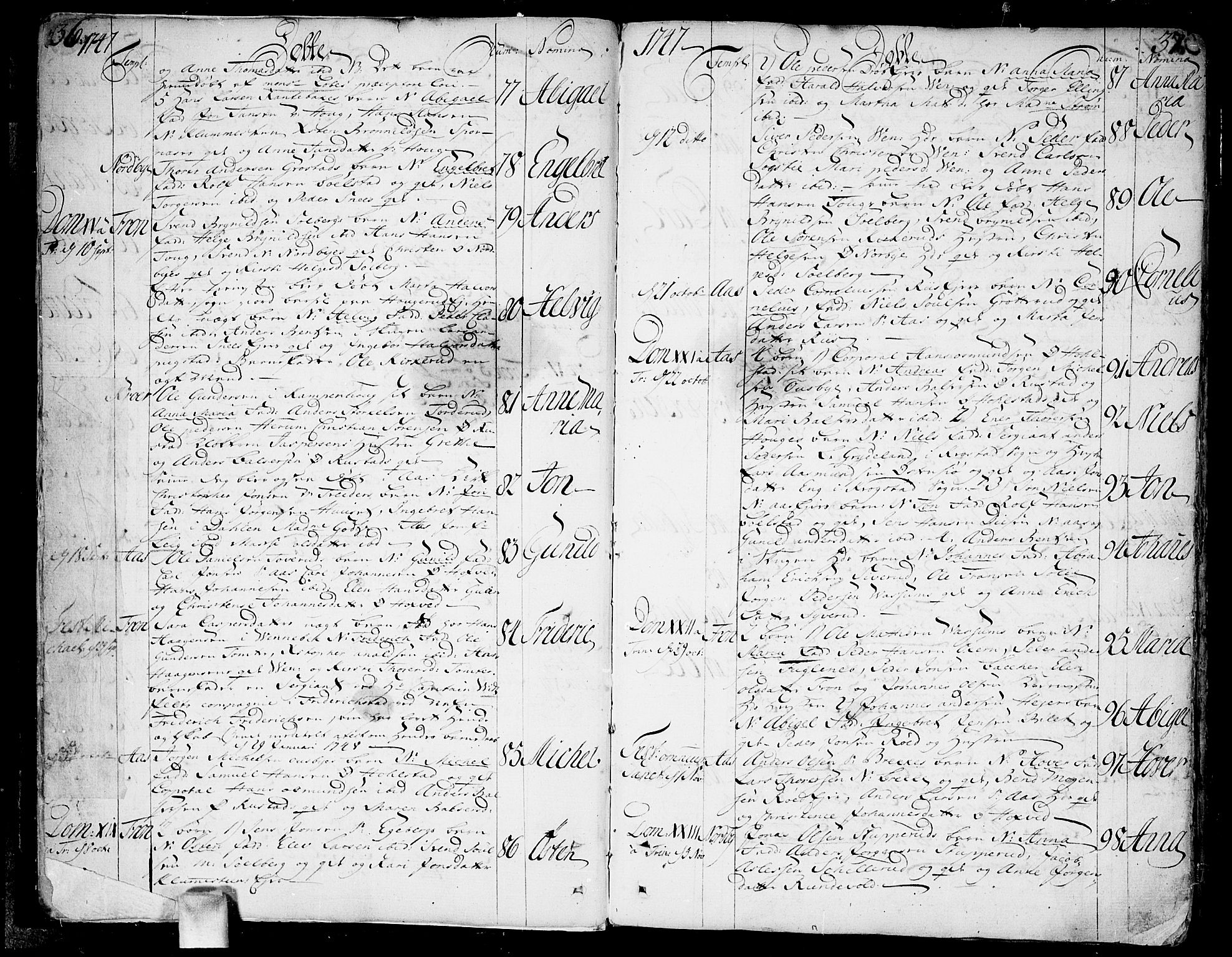 Ås prestekontor Kirkebøker, AV/SAO-A-10894/F/Fa/L0001: Parish register (official) no. I 1, 1742-1778, p. 36-37