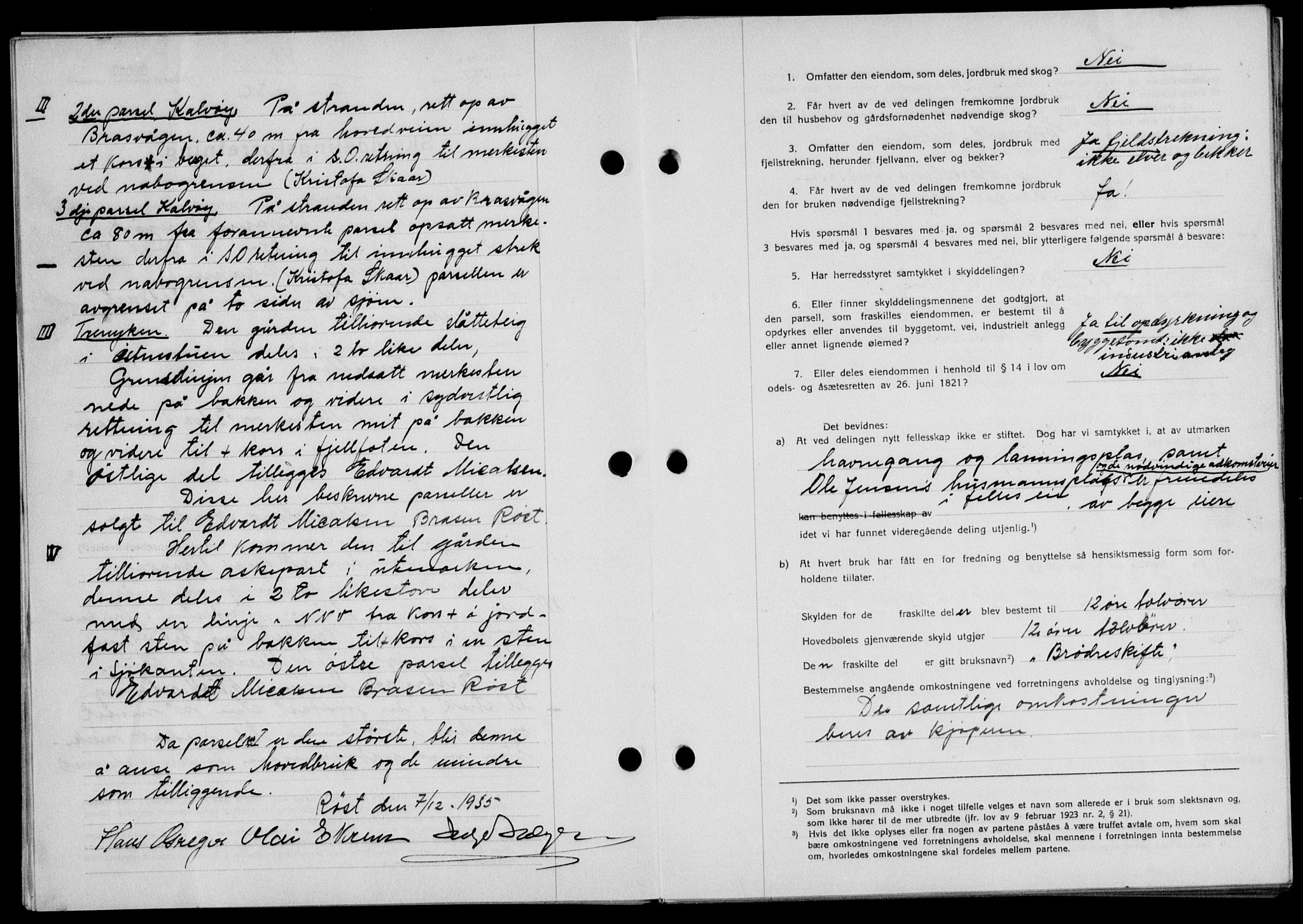 Lofoten sorenskriveri, SAT/A-0017/1/2/2C/L0033b: Mortgage book no. 33b, 1936-1936, Diary no: : 48/1936