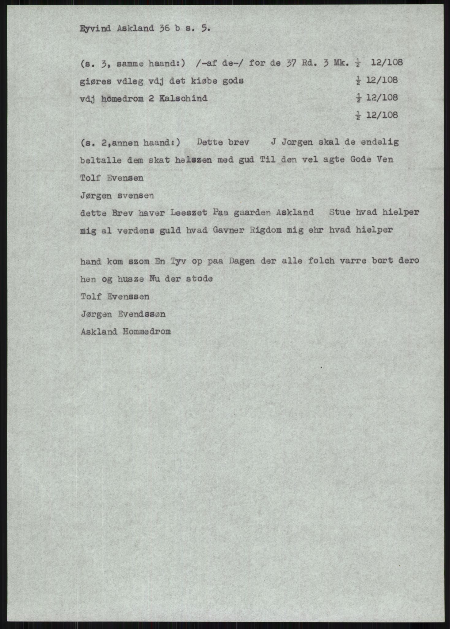 Samlinger til kildeutgivelse, Diplomavskriftsamlingen, AV/RA-EA-4053/H/Ha, p. 185