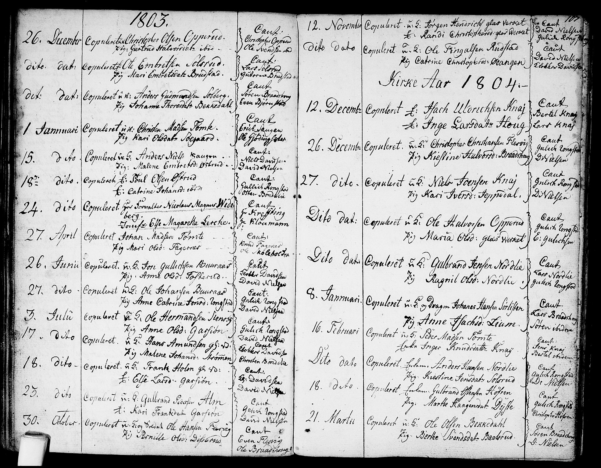 Hurdal prestekontor Kirkebøker, AV/SAO-A-10889/F/Fa/L0001: Parish register (official) no. I 1, 1777-1812, p. 107