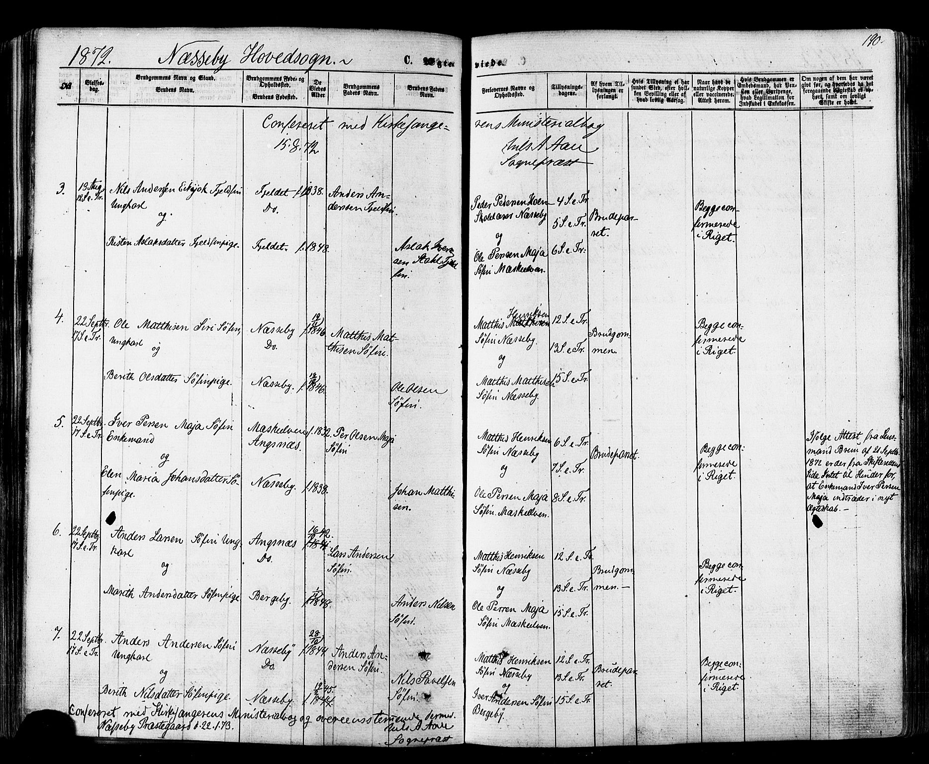 Nesseby sokneprestkontor, SATØ/S-1330/H/Ha/L0003kirke: Parish register (official) no. 3 /1, 1865-1876, p. 190