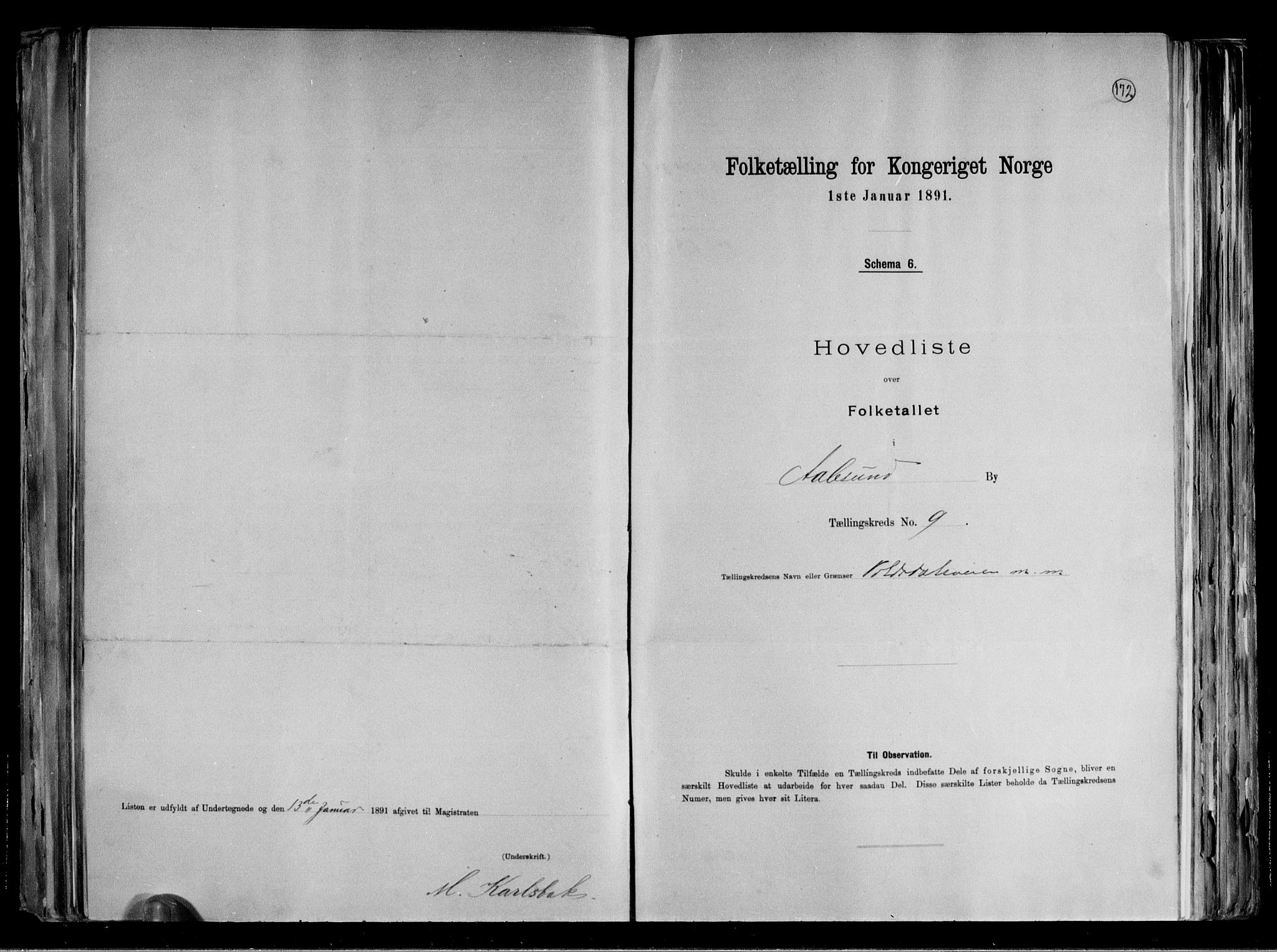 RA, 1891 census for 1501 Ålesund, 1891, p. 21