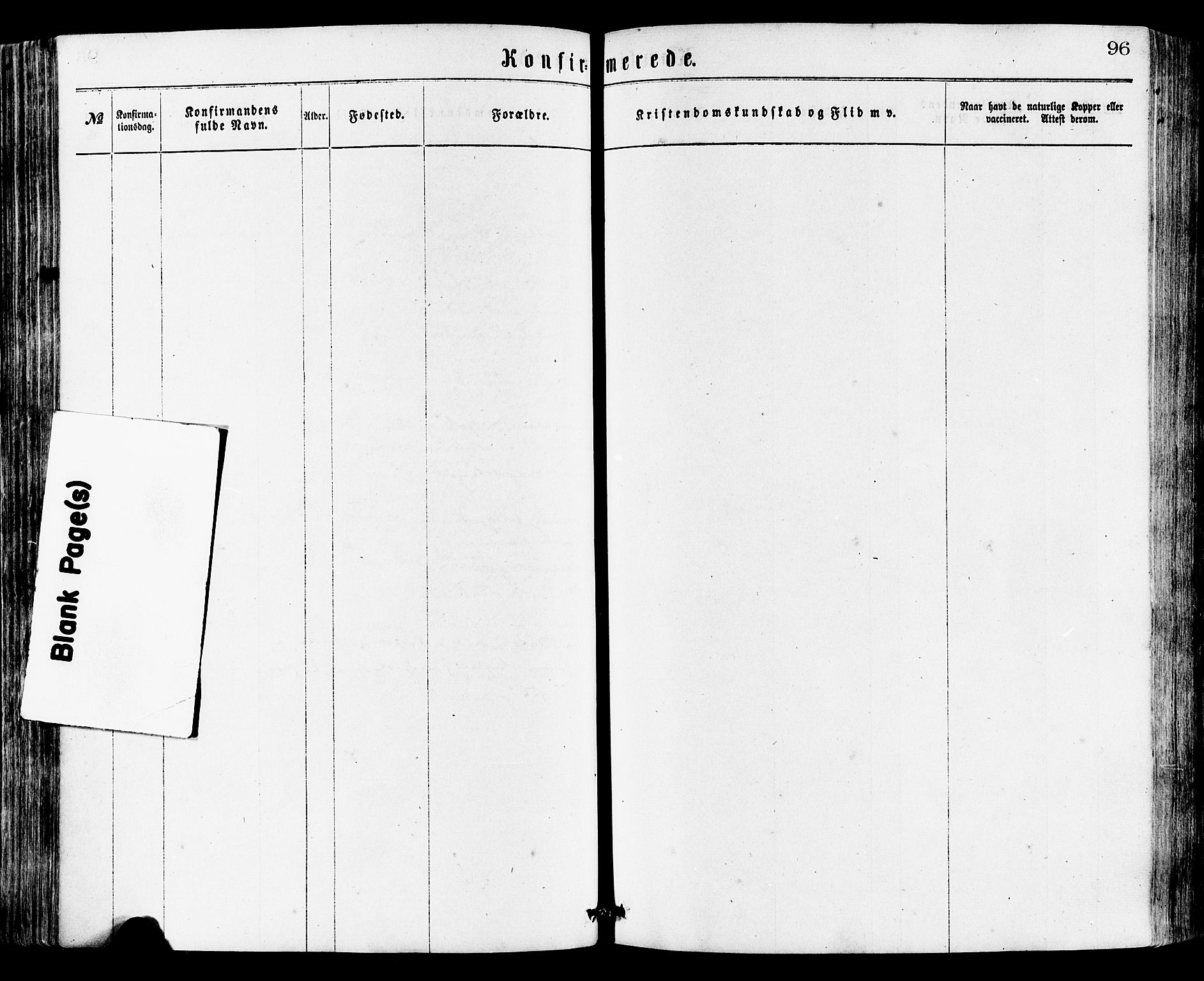 Avaldsnes sokneprestkontor, SAST/A -101851/H/Ha/Haa/L0012: Parish register (official) no. A 12, 1865-1880, p. 96