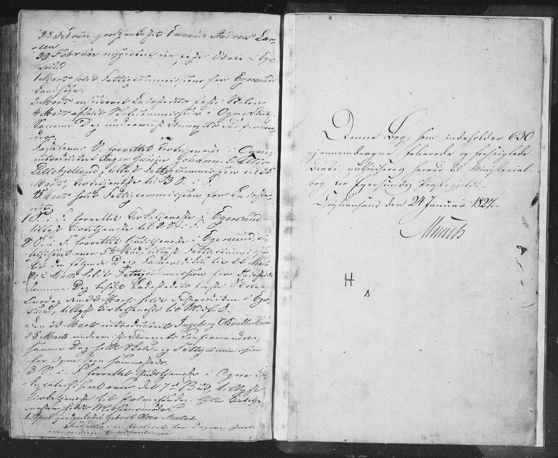 Eigersund sokneprestkontor, SAST/A-101807/S08/L0009: Parish register (official) no. A 9, 1827-1850