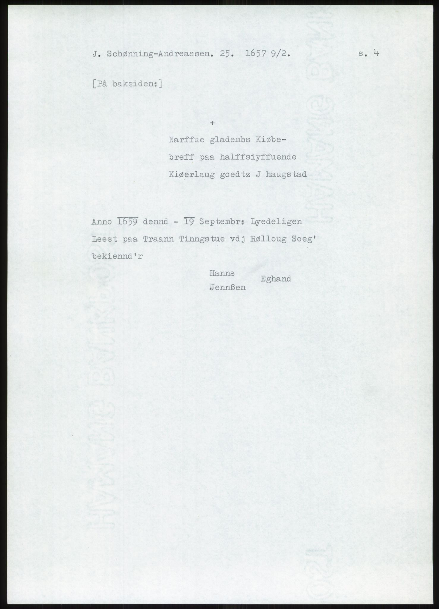 Samlinger til kildeutgivelse, Diplomavskriftsamlingen, AV/RA-EA-4053/H/Ha, p. 155