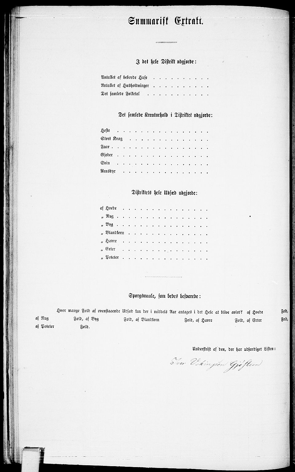 RA, 1865 census for Hedrum, 1865, p. 122