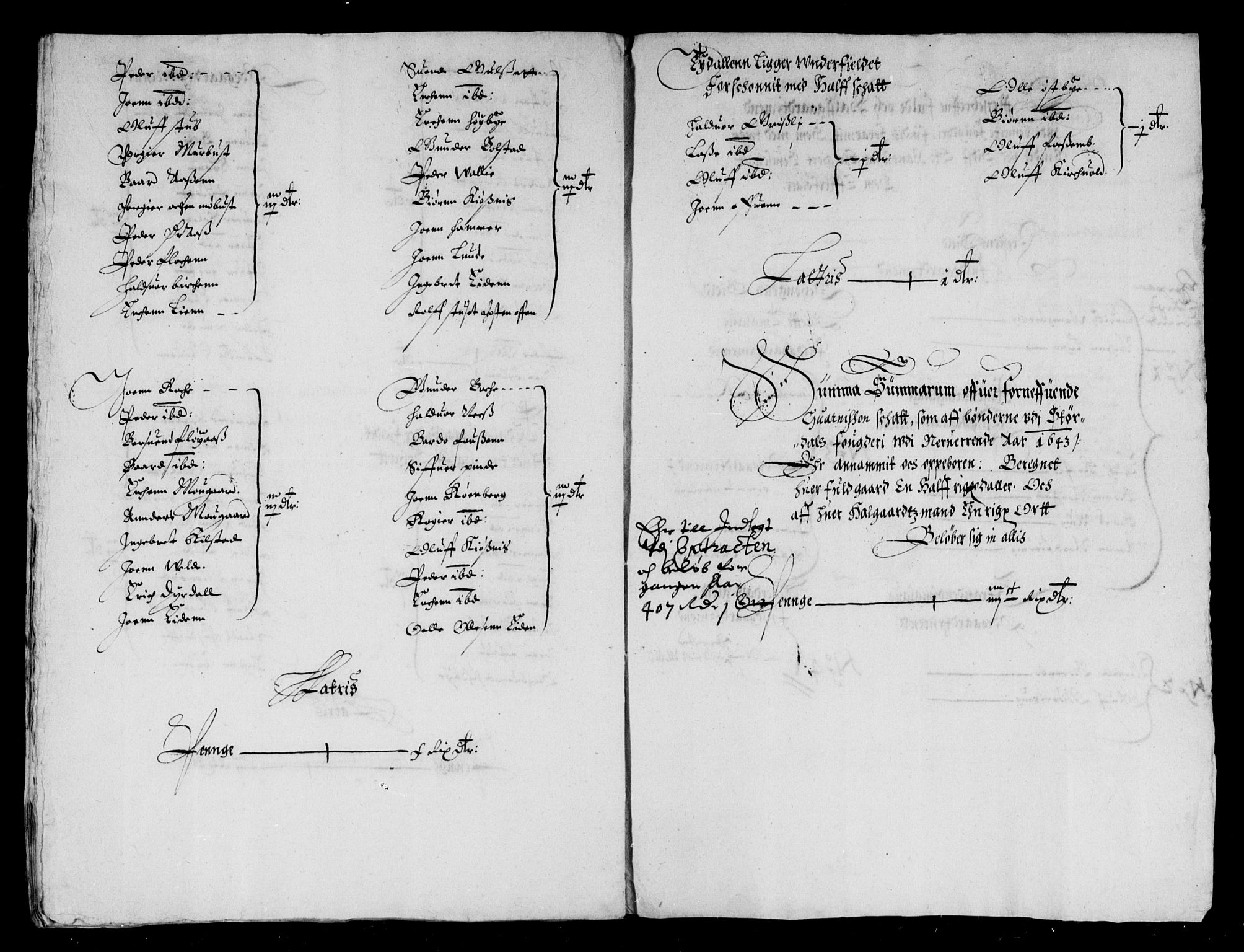 Rentekammeret inntil 1814, Reviderte regnskaper, Lensregnskaper, AV/RA-EA-5023/R/Rb/Rbw/L0079: Trondheim len, 1643-1644