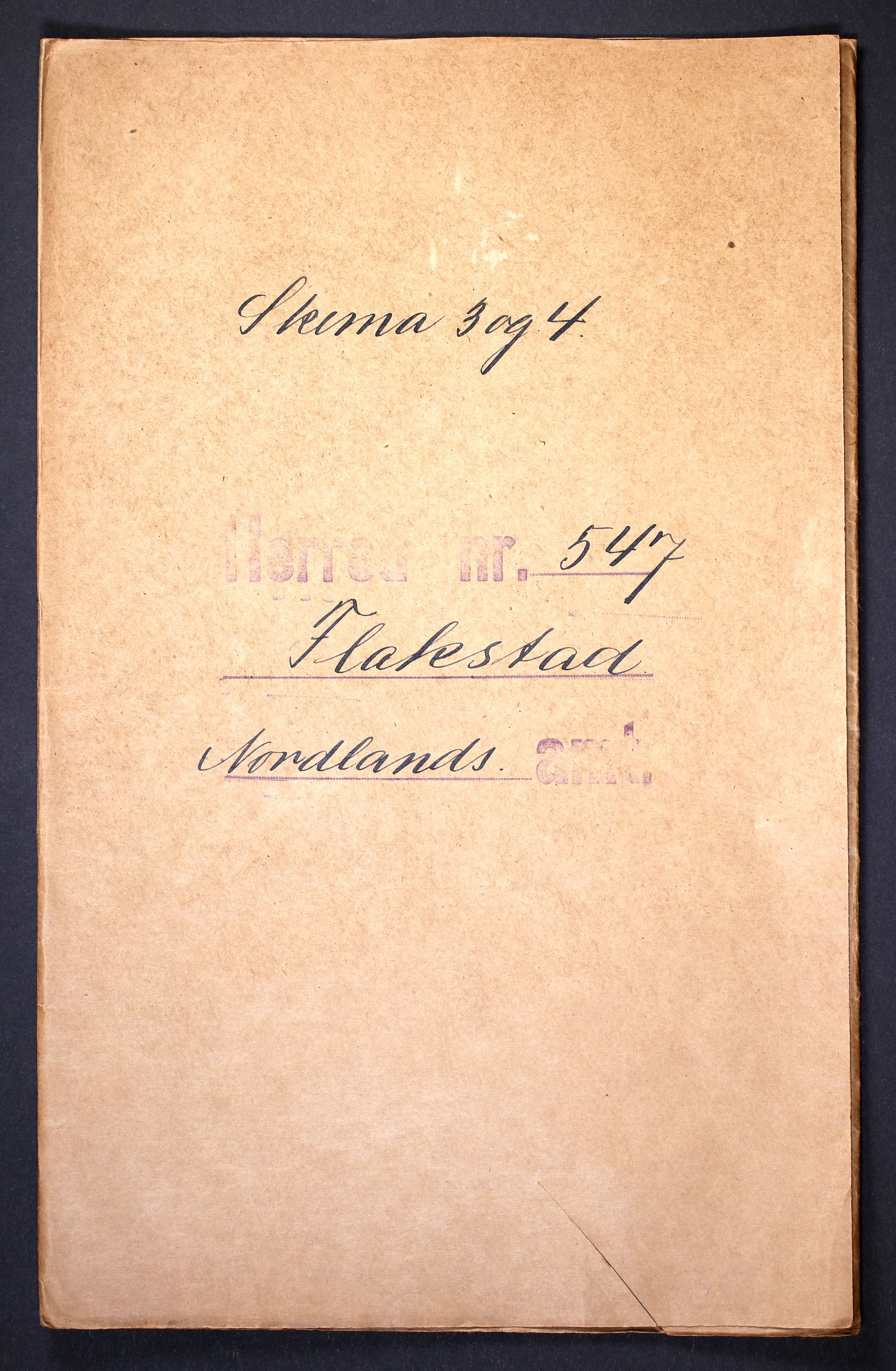 RA, 1910 census for Flakstad, 1910, p. 1