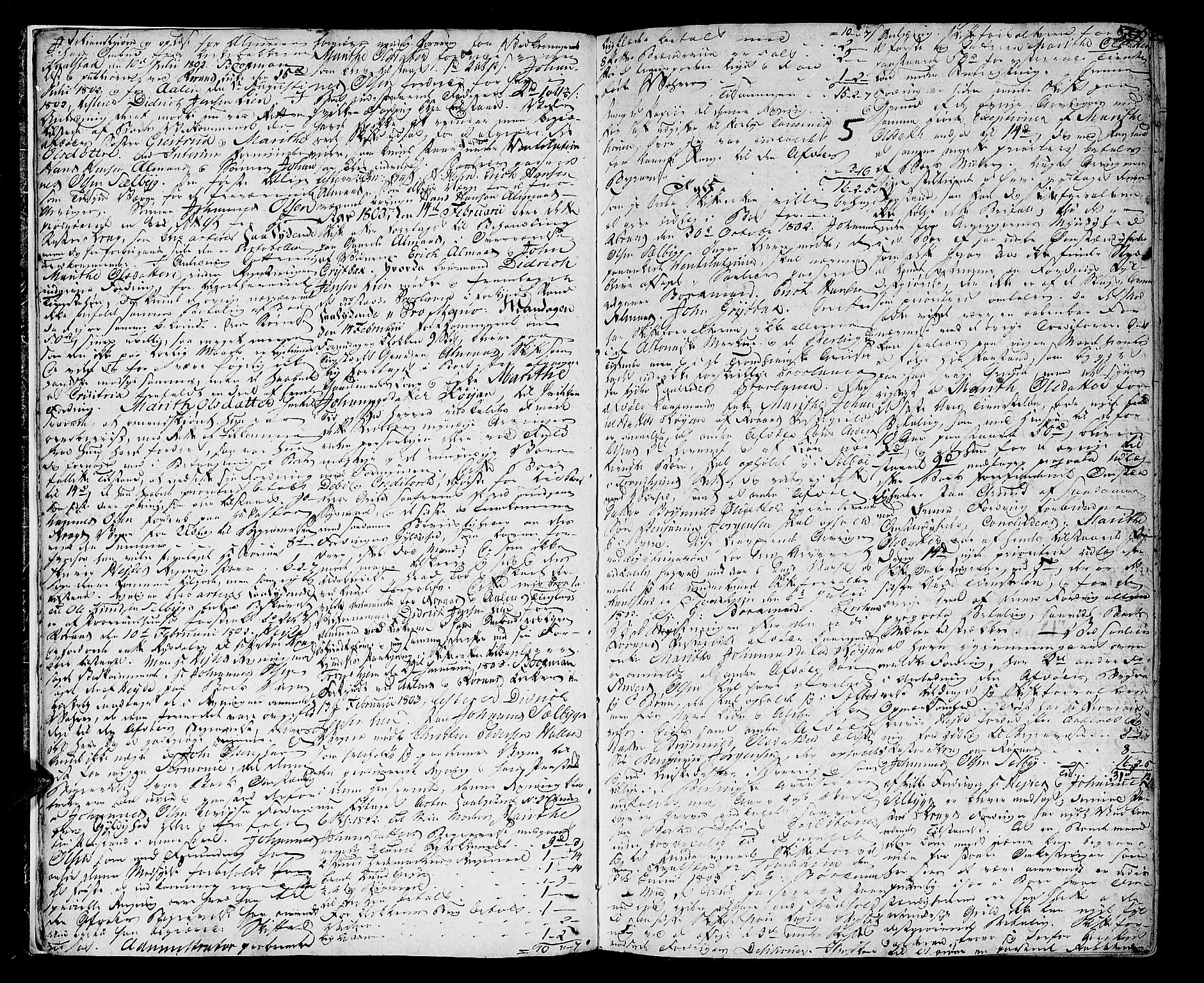 Gauldal sorenskriveri, AV/SAT-A-0014/1/3/3A/L0011: Skifteprotokoll, 1803-1808, p. 4b-5a