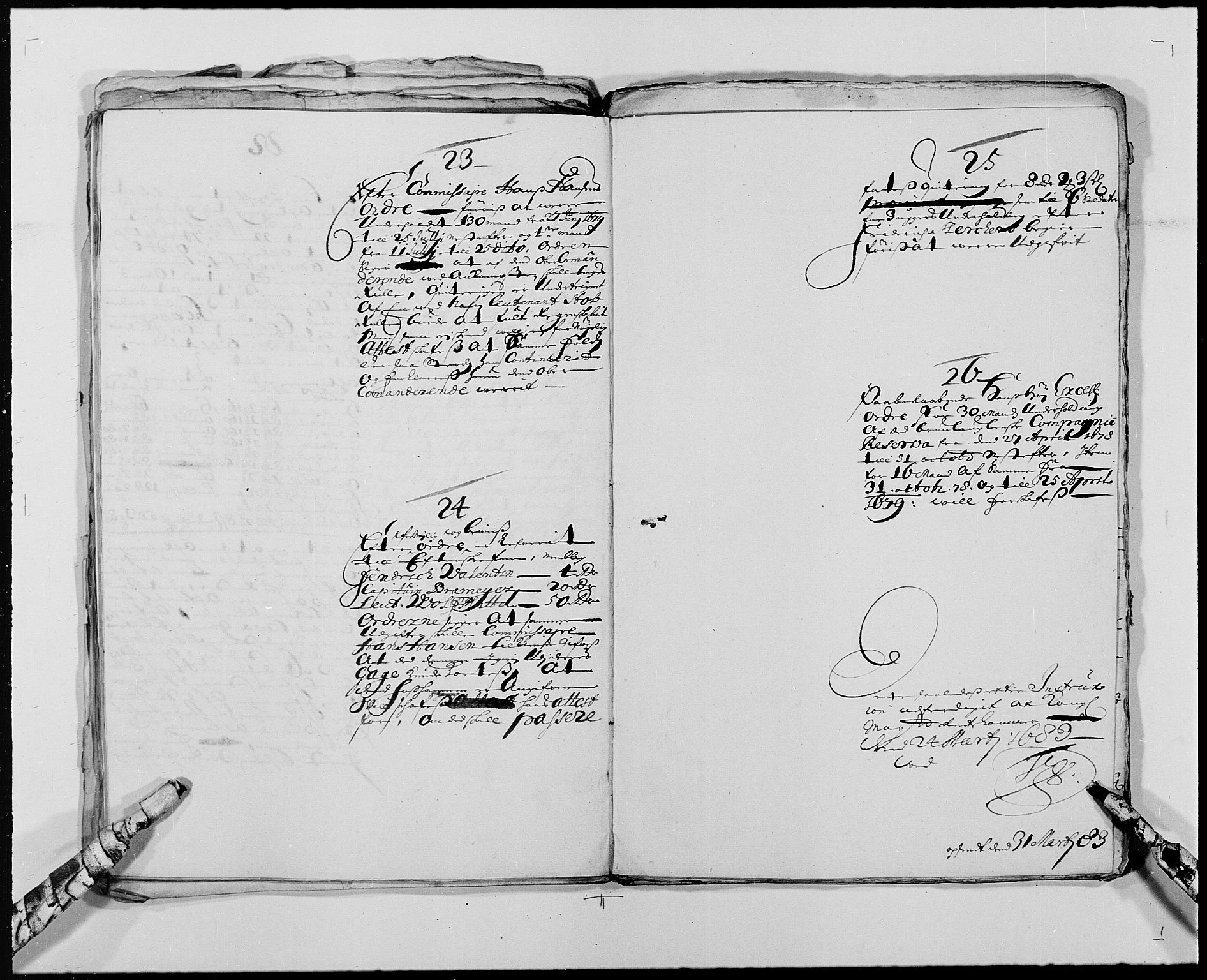 Rentekammeret inntil 1814, Reviderte regnskaper, Byregnskaper, AV/RA-EA-4066/R/Ri/L0177: [I1] Kontribusjonsregnskap, 1675-1689, p. 345