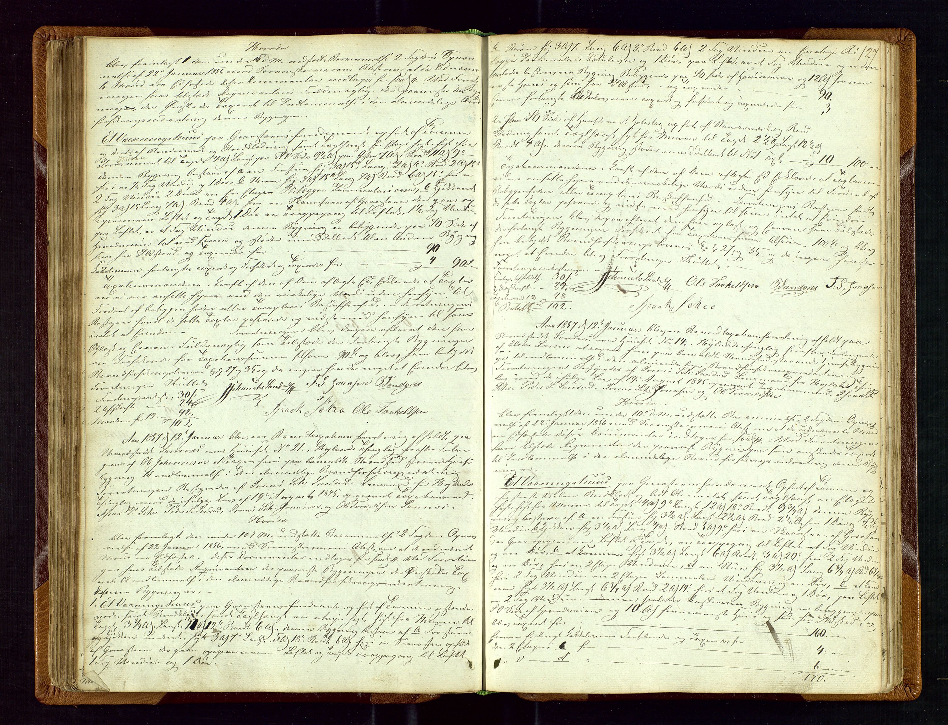 Høyland/Sandnes lensmannskontor, AV/SAST-A-100166/Goa/L0001: Takstprotokoll, 1846-1880, p. 126b-127a