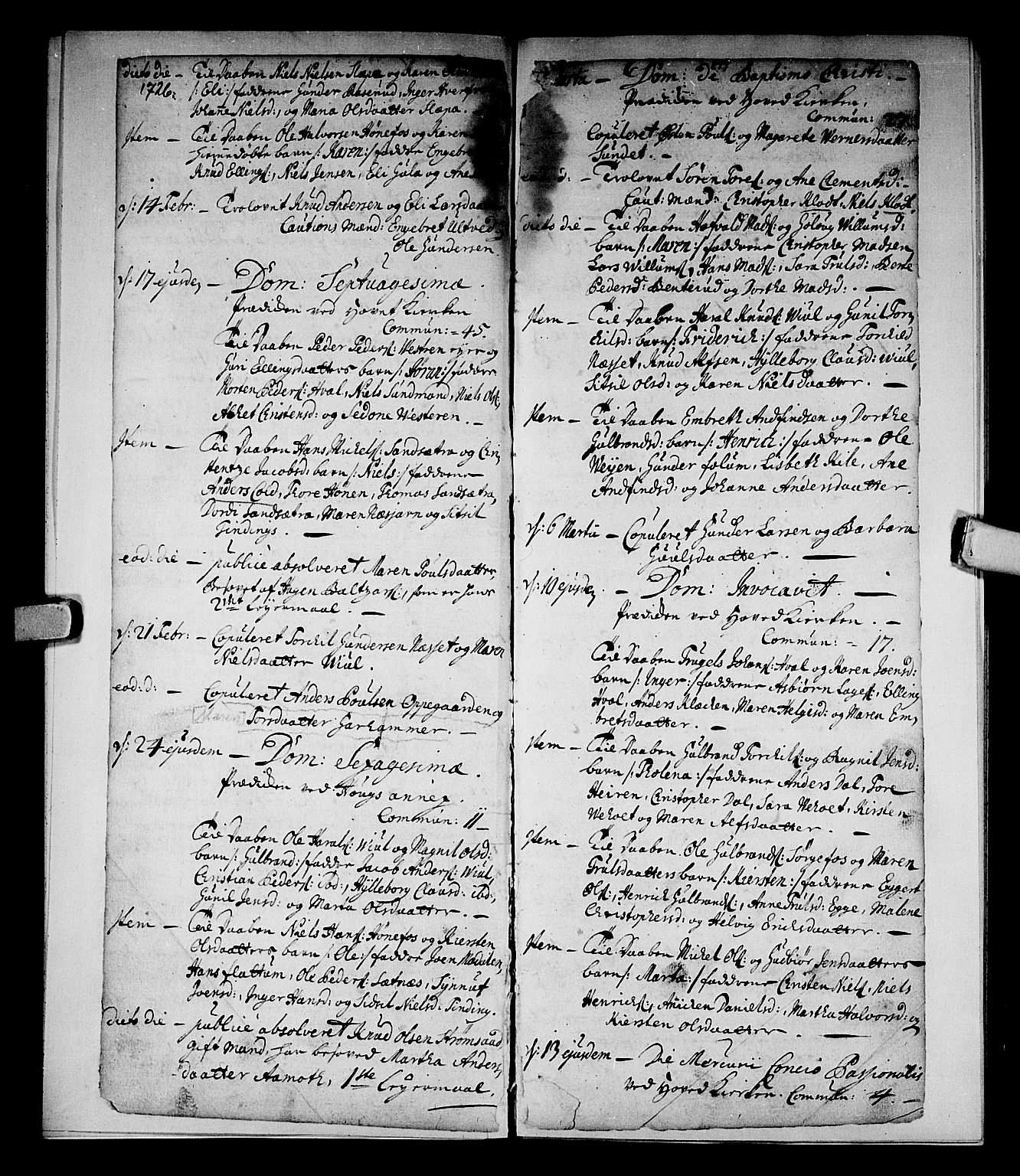 Norderhov kirkebøker, AV/SAKO-A-237/F/Fa/L0002b: Parish register (official) no. 2B, 1726-1739, p. 276-277