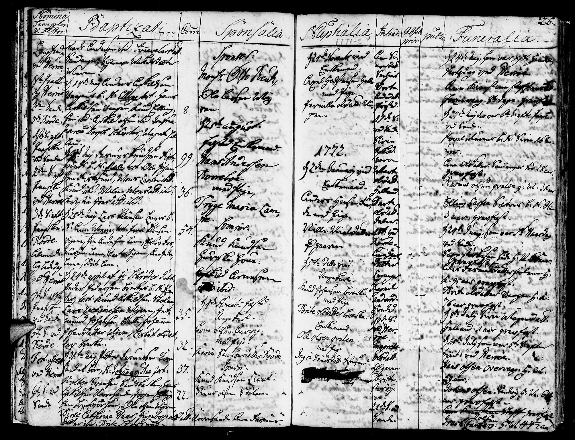 Ministerialprotokoller, klokkerbøker og fødselsregistre - Møre og Romsdal, SAT/A-1454/507/L0067: Parish register (official) no. 507A02, 1767-1788, p. 25