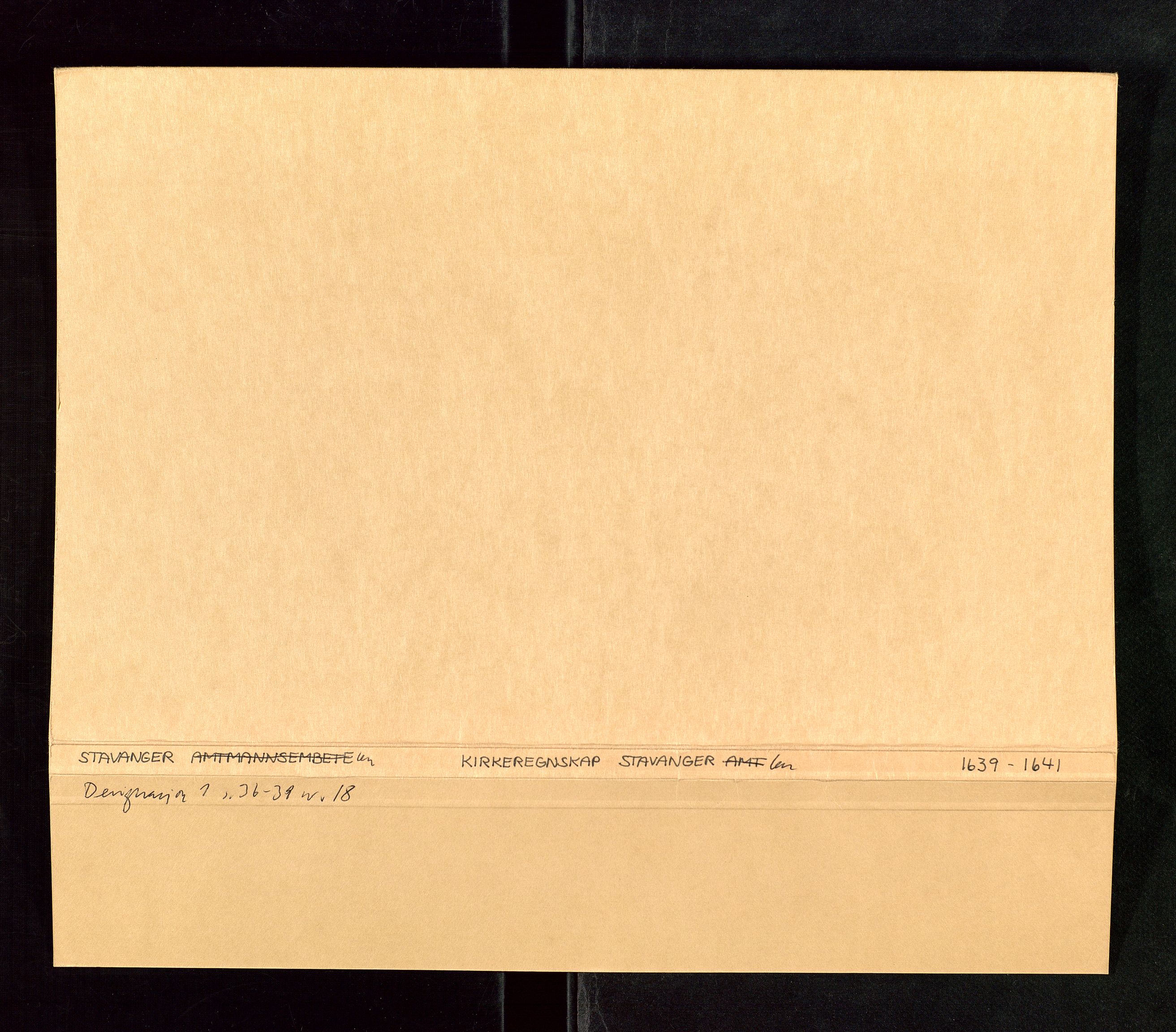 Stavanger len, AV/SAST-A-101870/Ob/L0019: Kirkeregnskaper, 1632-1641, p. 114