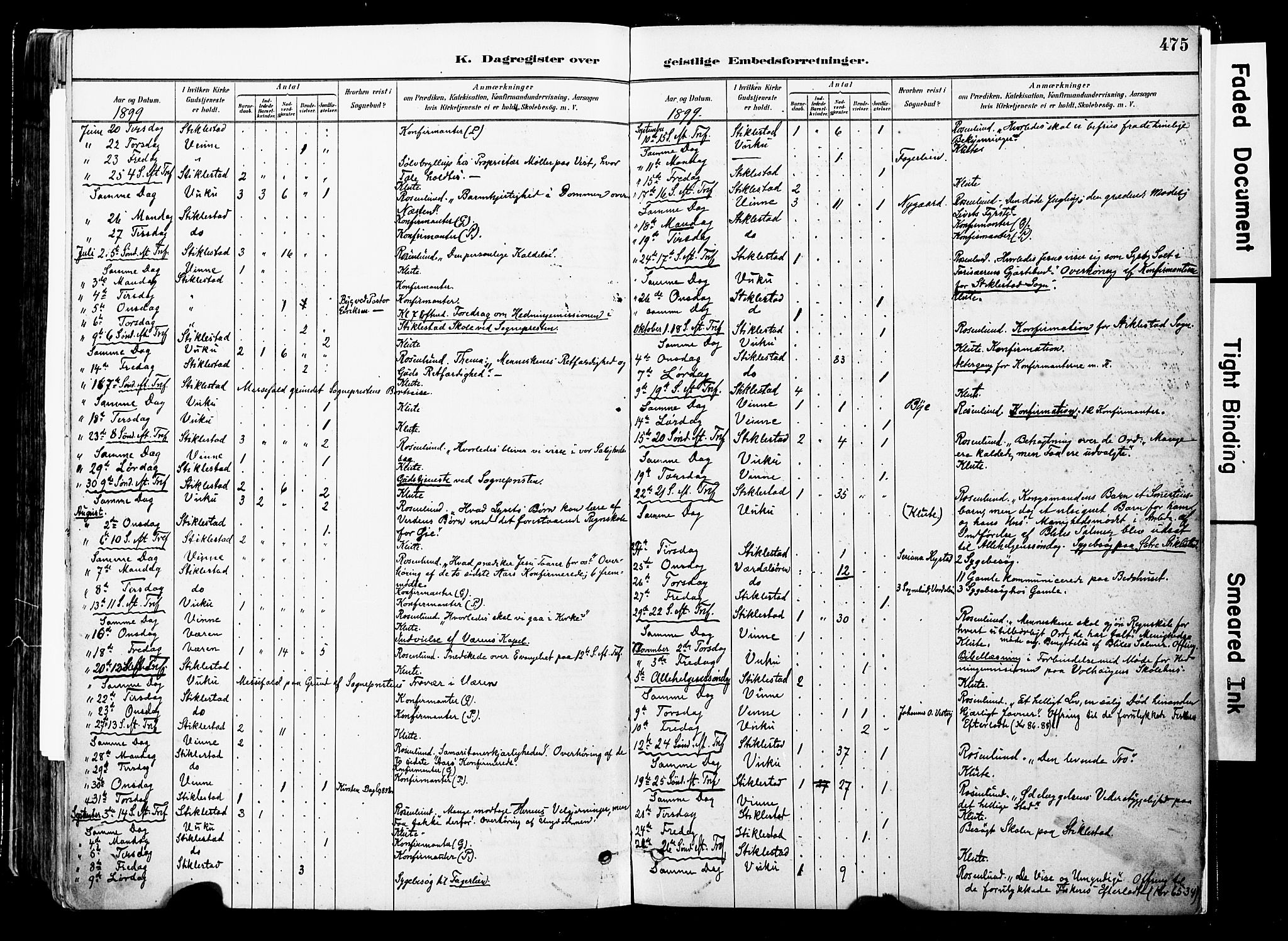 Ministerialprotokoller, klokkerbøker og fødselsregistre - Nord-Trøndelag, SAT/A-1458/723/L0244: Parish register (official) no. 723A13, 1881-1899, p. 475