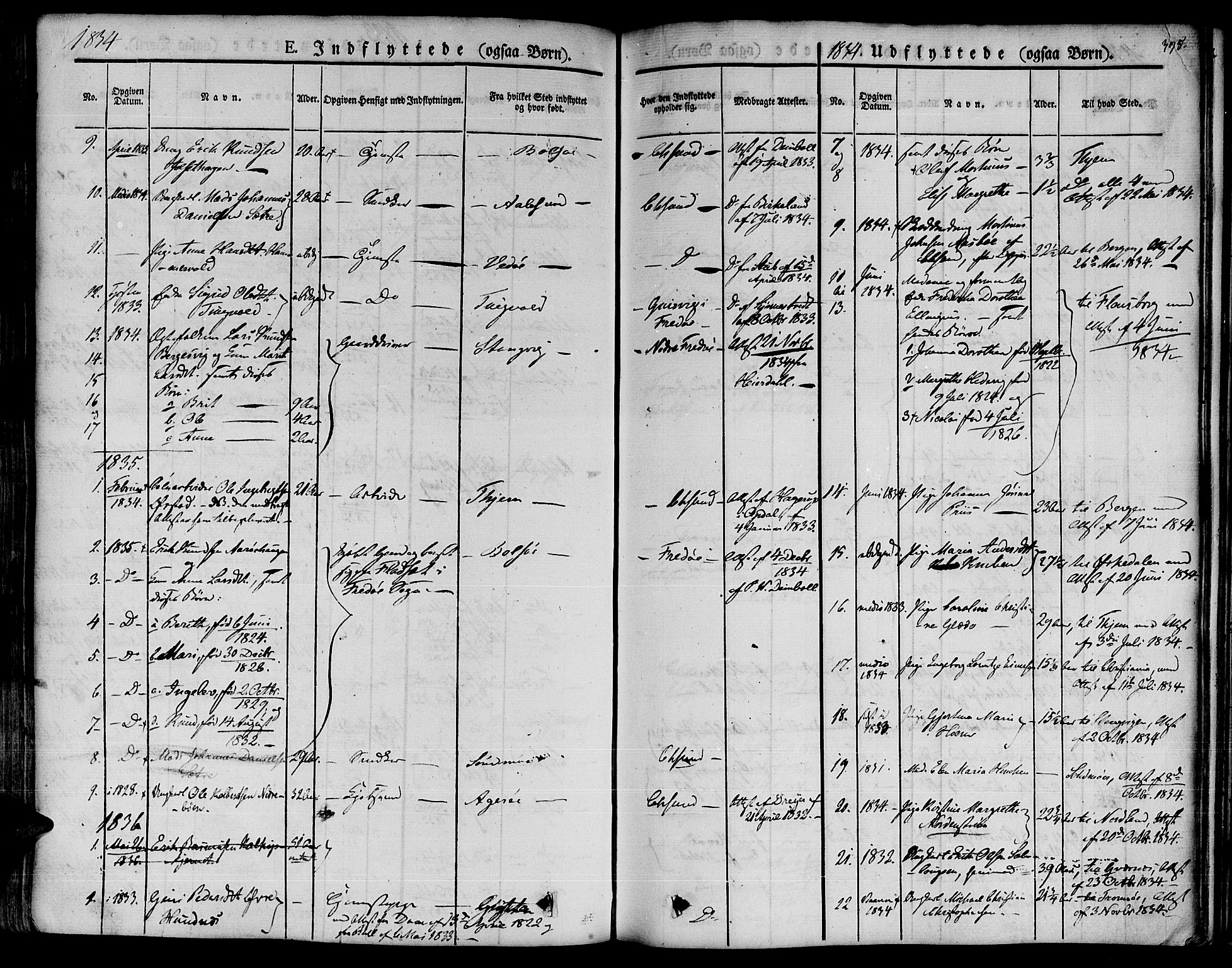Ministerialprotokoller, klokkerbøker og fødselsregistre - Møre og Romsdal, SAT/A-1454/572/L0843: Parish register (official) no. 572A06, 1832-1842, p. 395