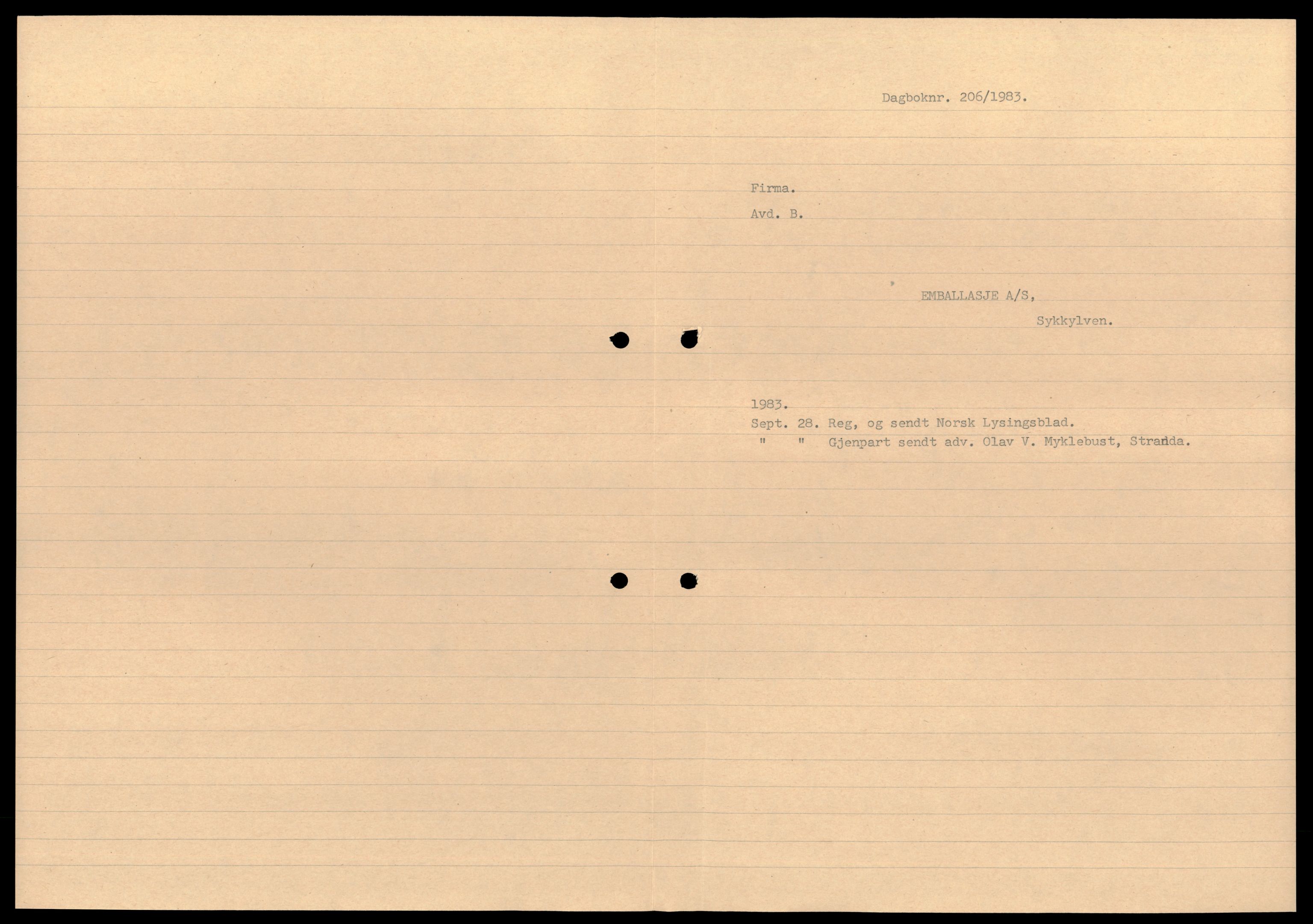 Nordre Sunnmøre sorenskriveri, AV/SAT-A-0006/2/J/Jd/Jde/L0025: Bilag. Aksjeselskap, E-F, 1944-1990, p. 3